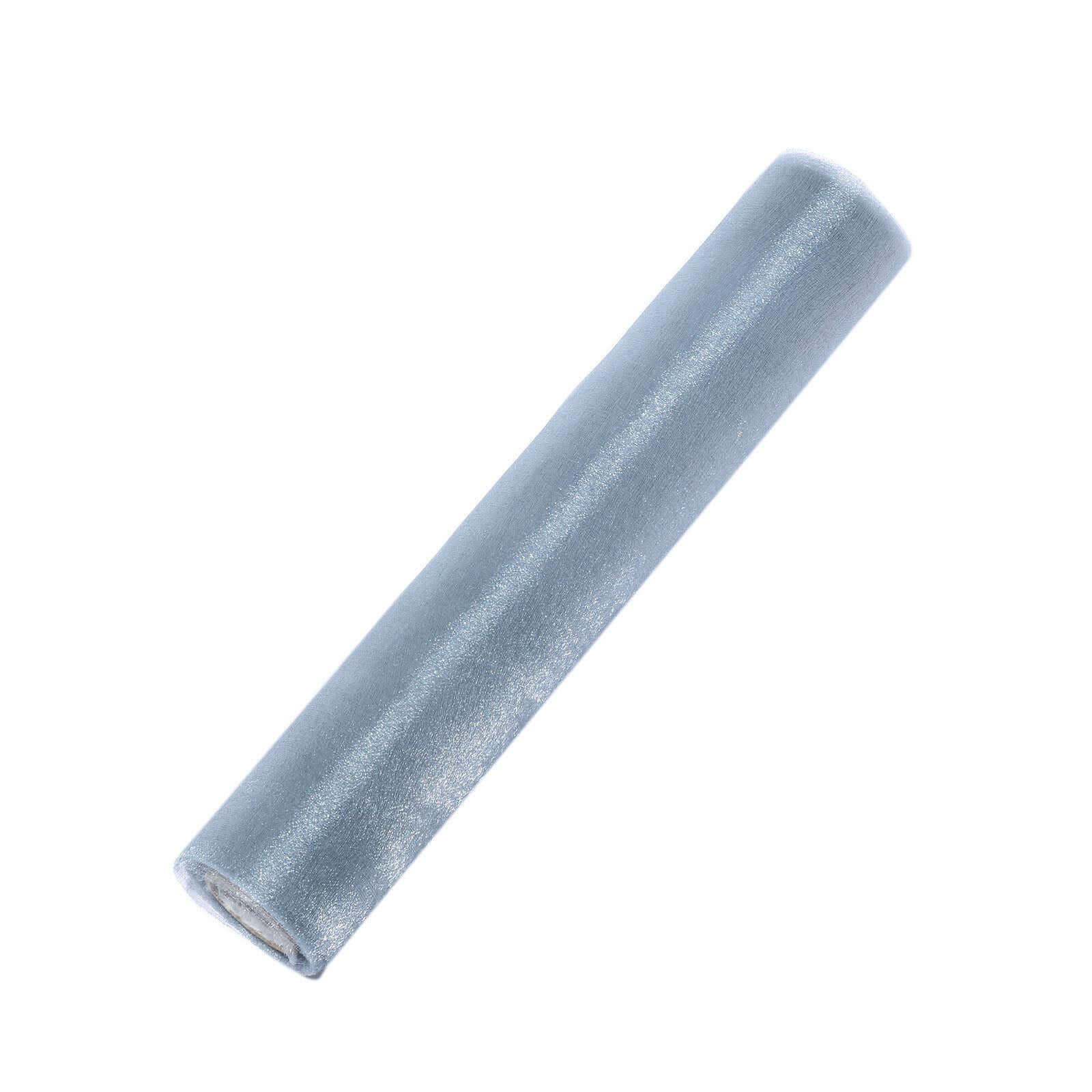 12-Foot Wide, 10-Yard Long Dusty Blue Sheer Chiffon Fabric Bolt for DIY