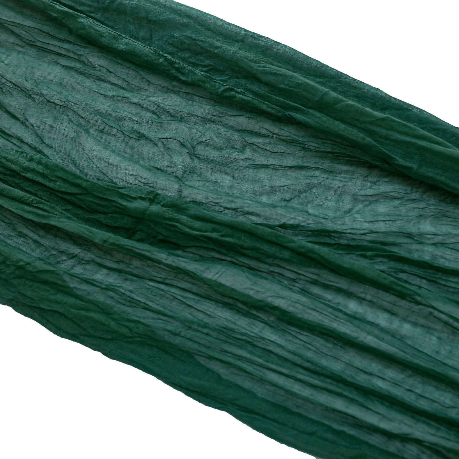 Hot Sale! 10ft Hunter Emerald Green Gauze Cheesecloth Table Runner - Rustic Boho Style