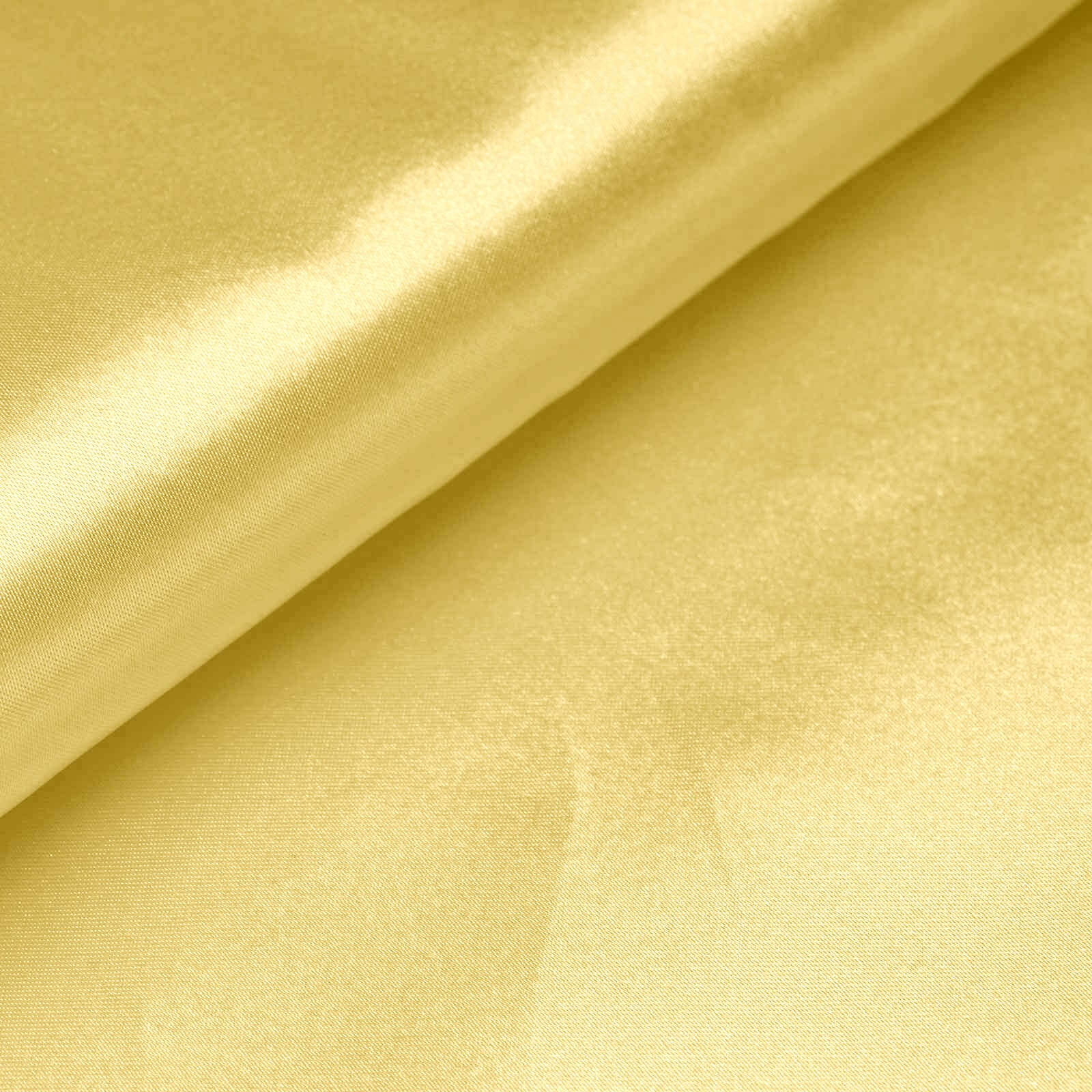 Hot Deal! 10-Yard Yellow Satin Fabric Bolt, 54