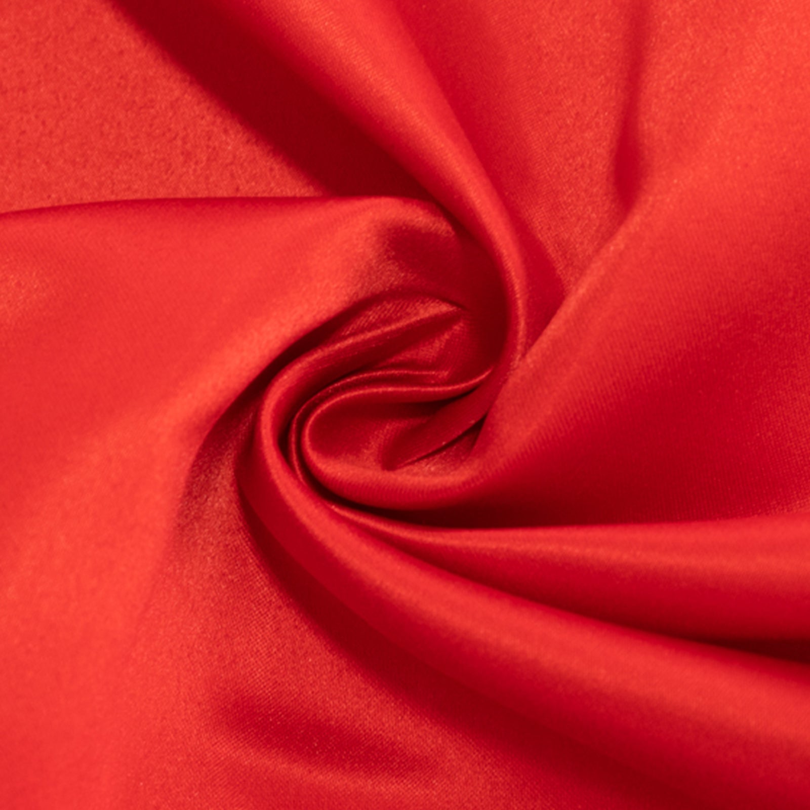 Red Durable Silk-Like Lamour Satin 108 Round Tablecloth - Ideal for Events