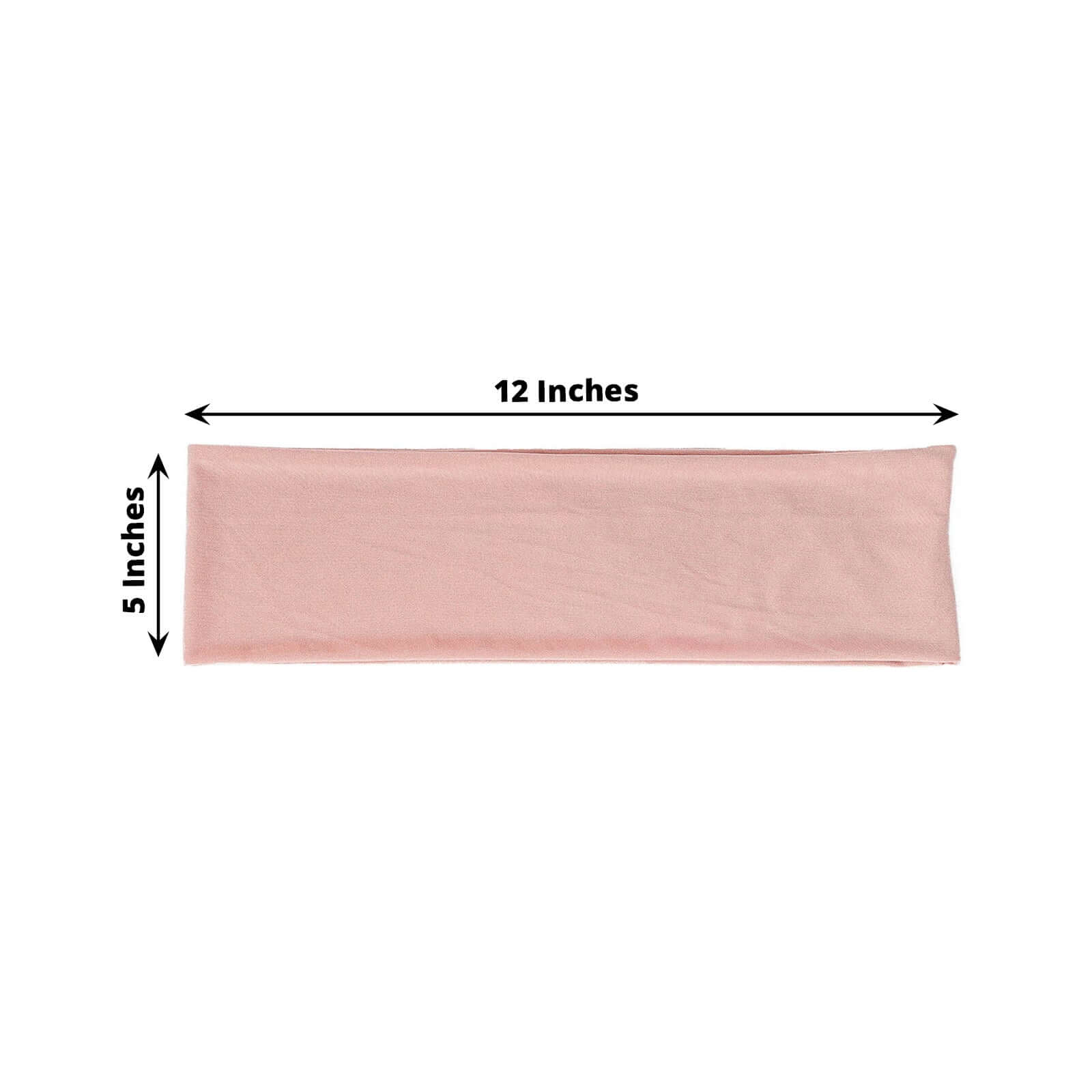 Hot Deal! 5-Piece Set of Dusty Rose Stretch Spandex Chair Sashes for Weddings and Events