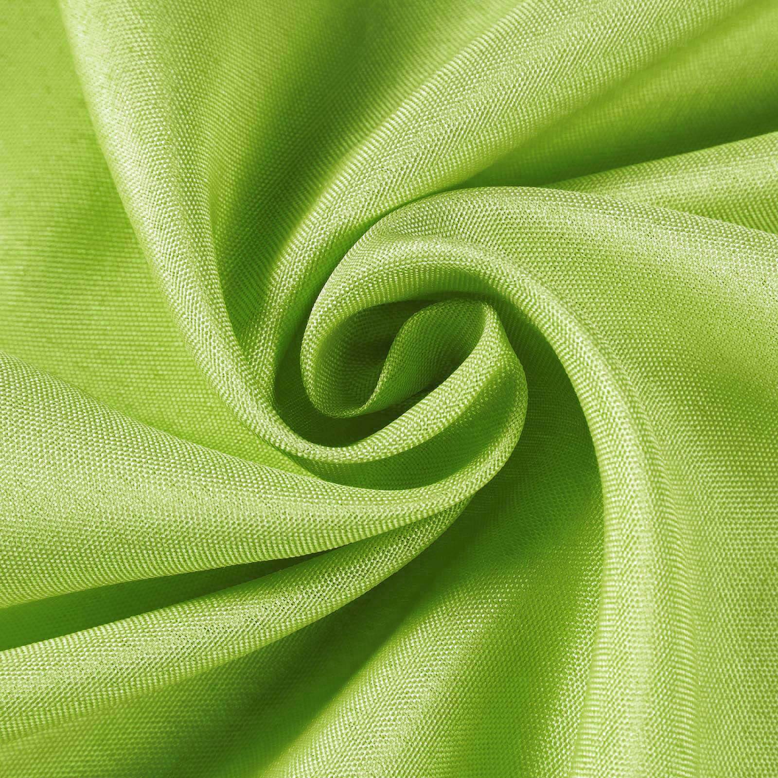 Hot Sale! Wrinkle-Resistant Polyester 108-Inch Round Apple Green Tablecloth for Various Occasions