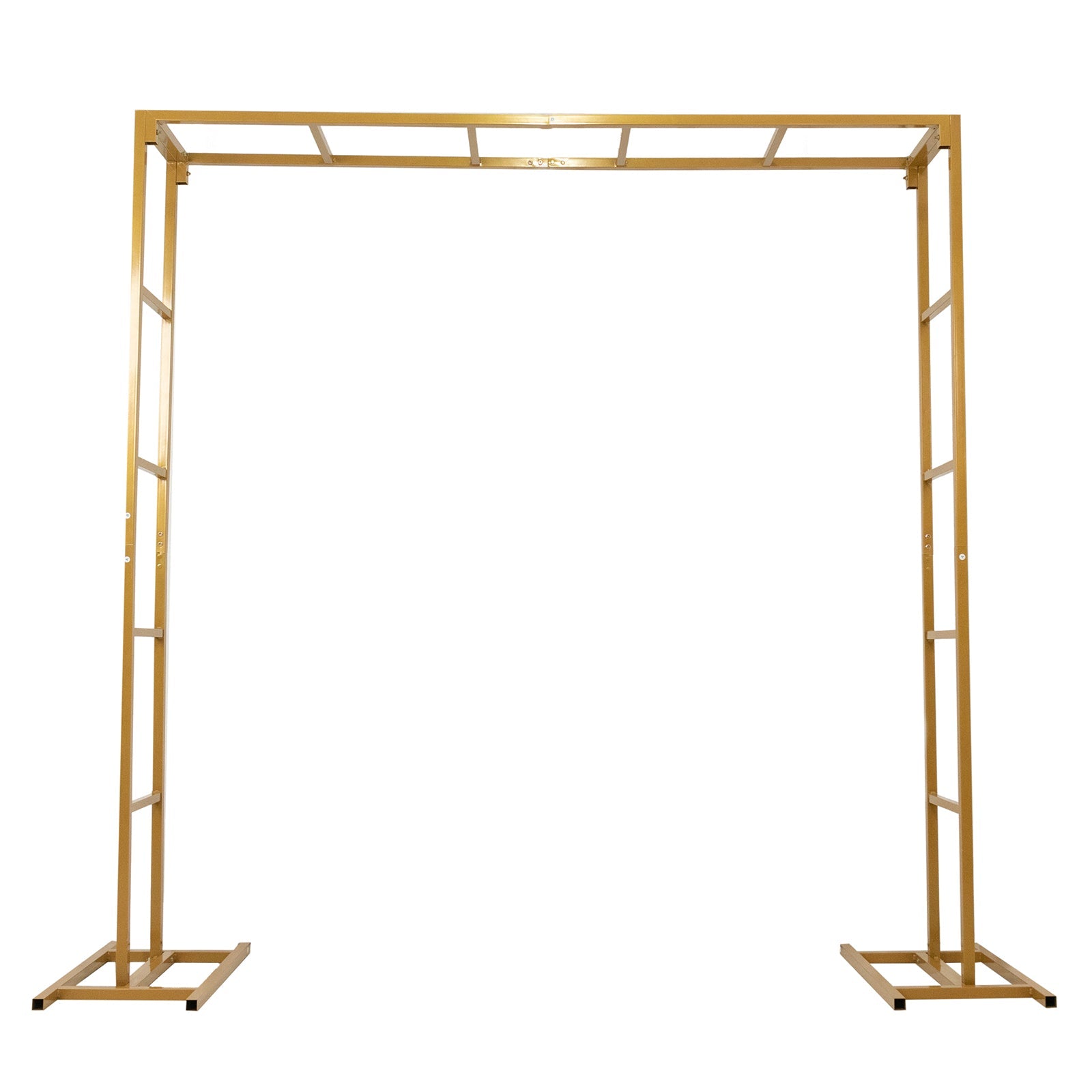 Exclusive 6ft x 6ft Gold Freestanding Square Arbor Backdrop Stand for Table - Ideal for Decor