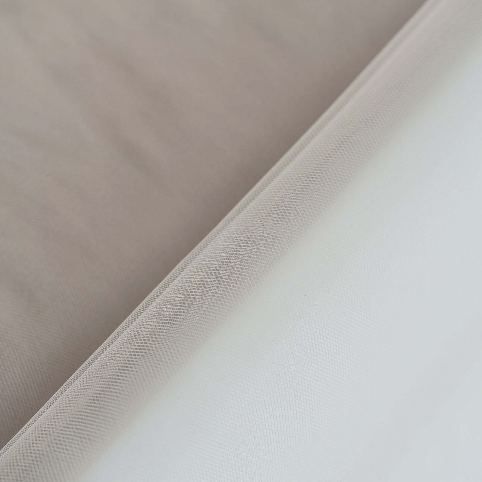 40-Yard Taupe Tulle Fabric Bolt, 54-Inch Wide, Ideal for DIY Crafts