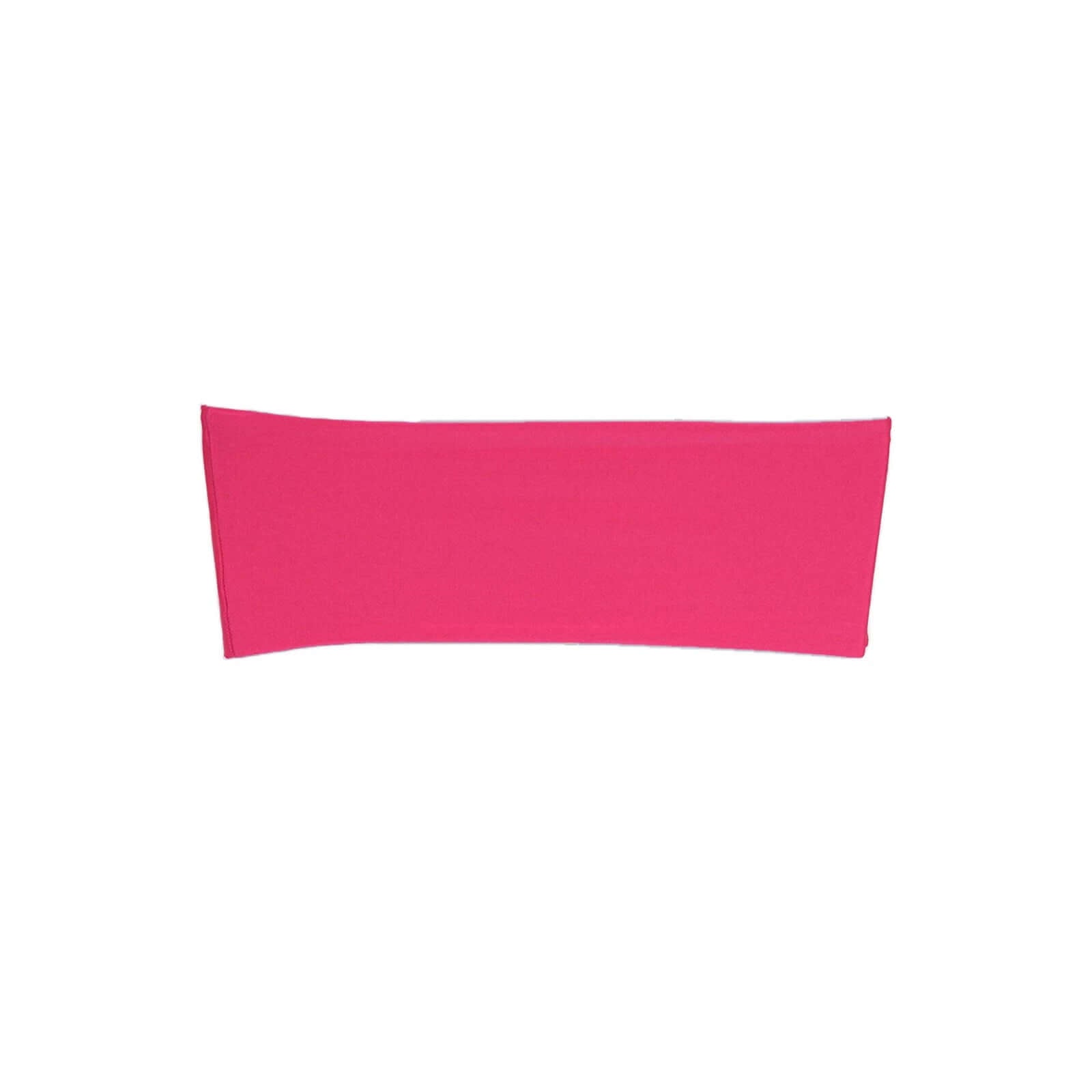 Fuchsia 5-Pack Stretch Spandex Heavy-Duty Two-Ply Chair Sashes 5x12