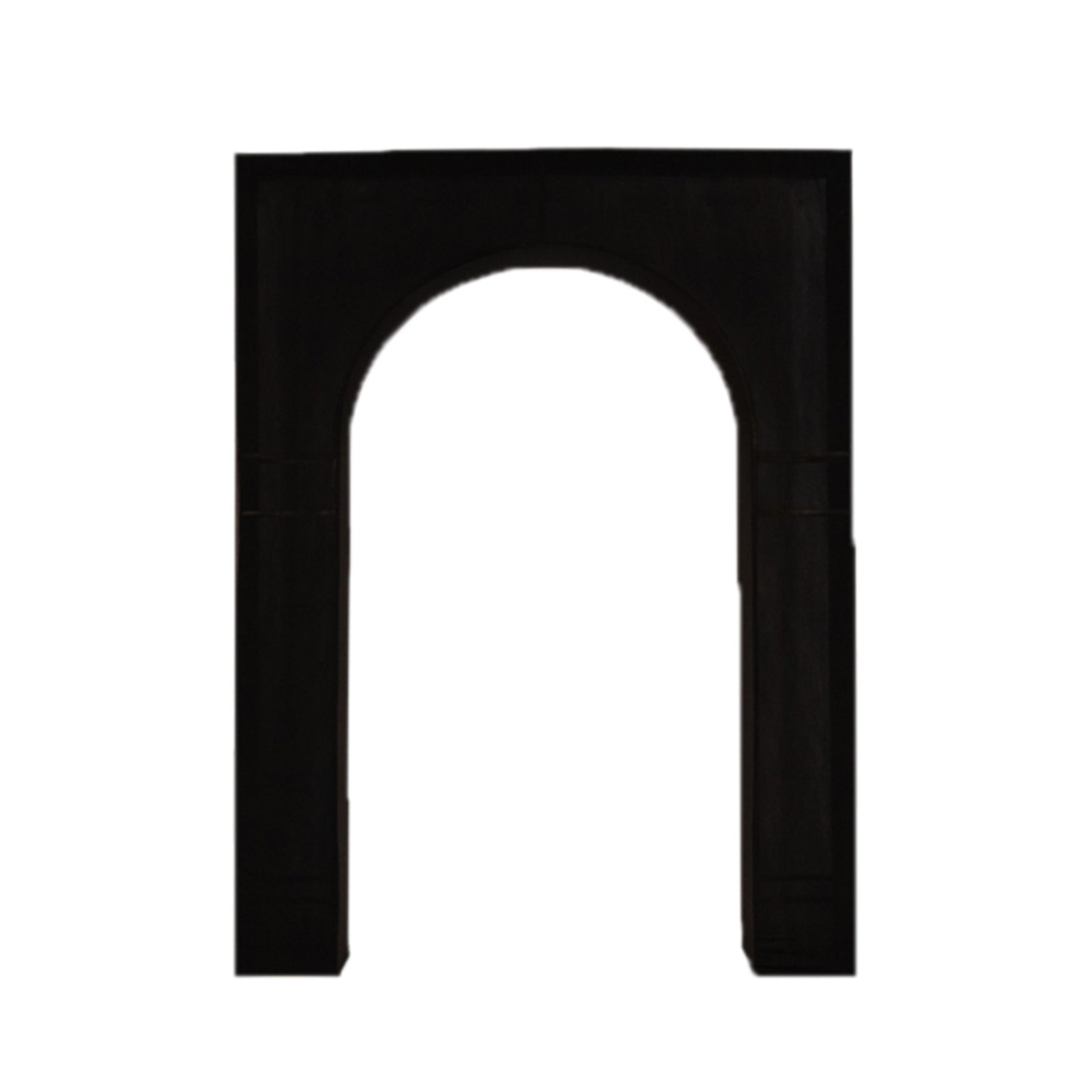 Premium 7ft Black Spandex Cover for Arc de Triomphe Wedding Arch Stand - Ideal for Events
