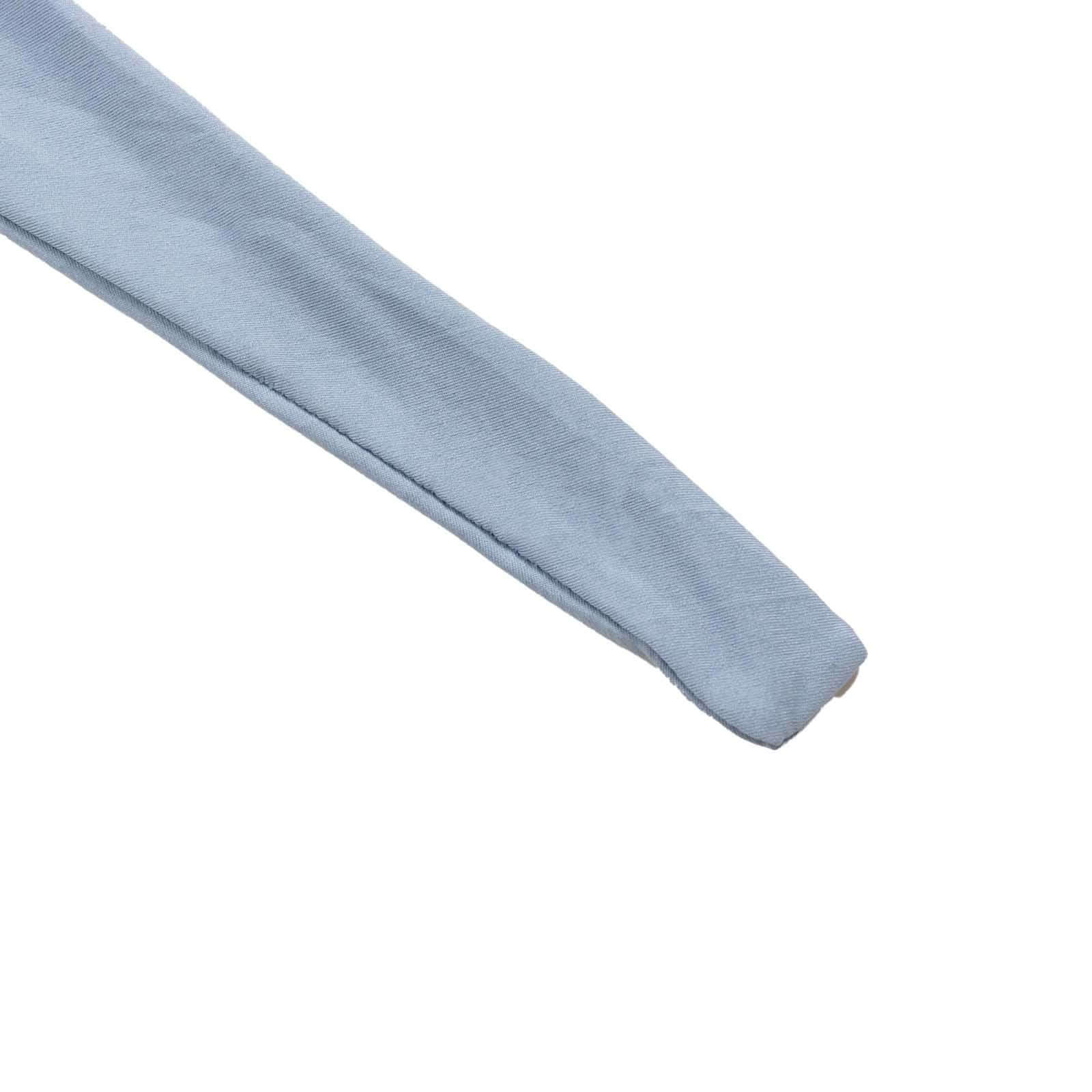 Custom-Fit 7.5ft Dusty Blue Spandex Cover for Crescent Moon Wedding Arch