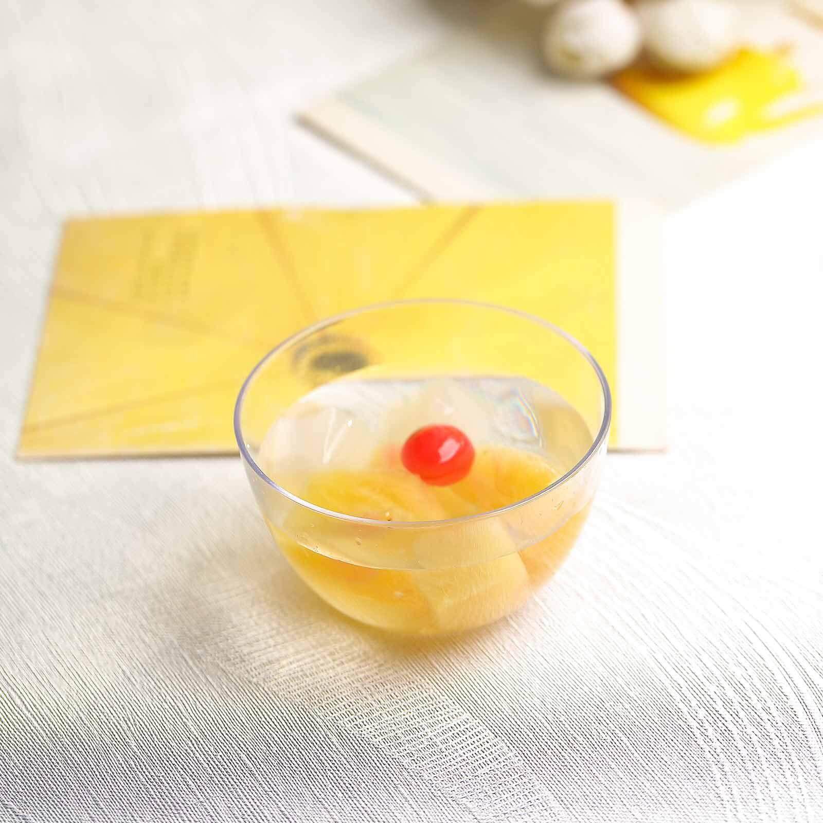 Great Deal! 12-Pack of Clear Plastic 4oz Mini Snack Bowls for Parties - Disposable and Compact