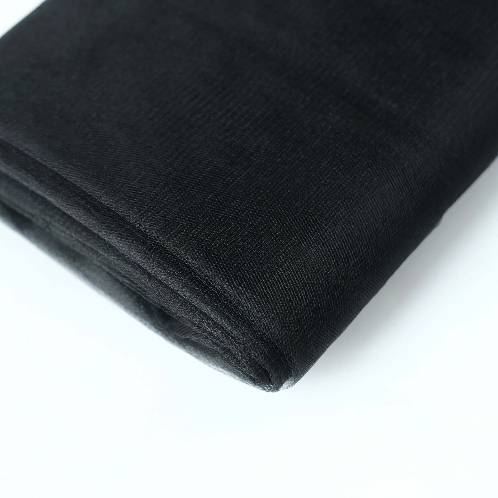 Black Tulle Fabric Bolt, 54'x40 Yards, Ideal for DIY Crafts