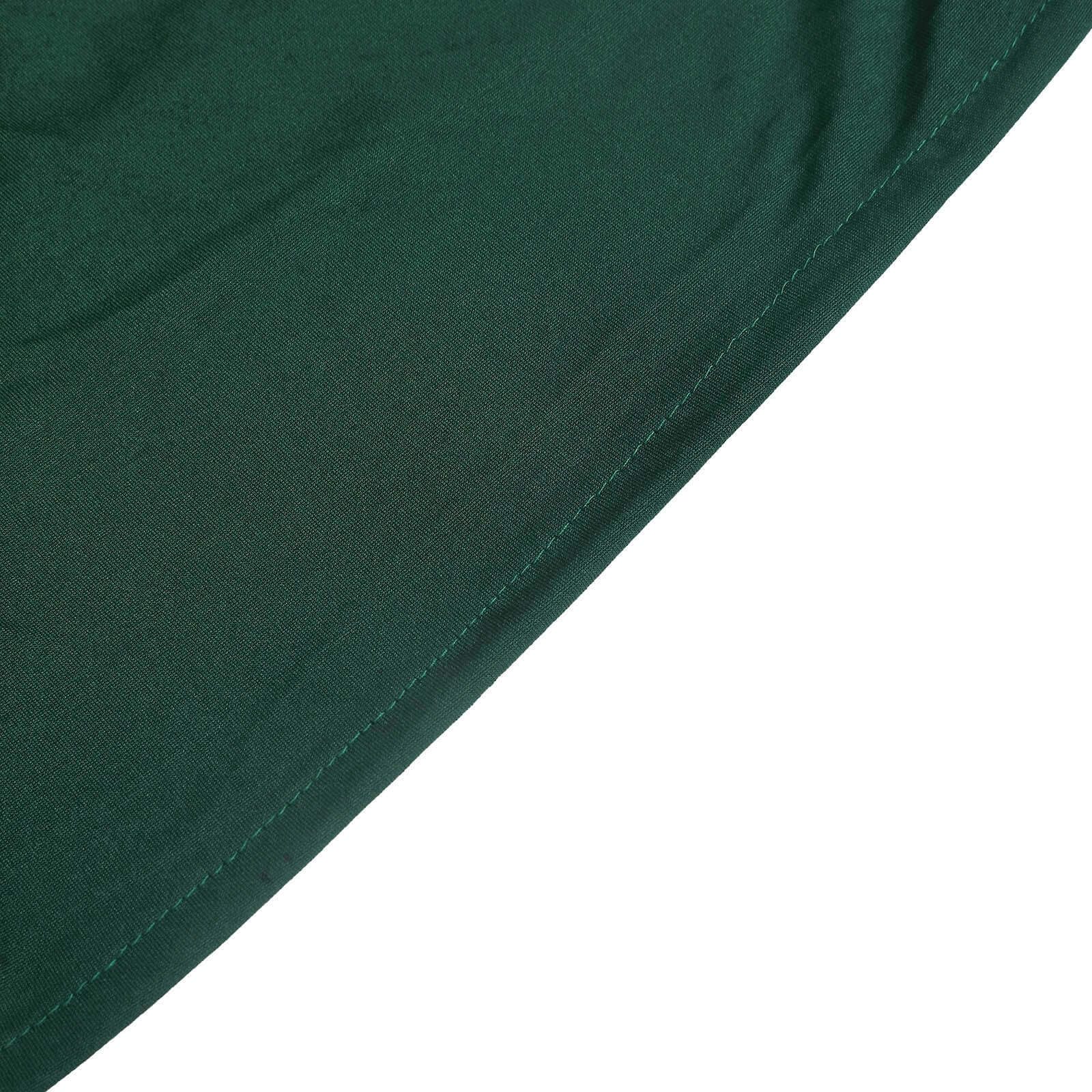 7ft Double - sided Matte Hunter Emerald Green Spandex Fitted Cover for Round Top Wedding Arch