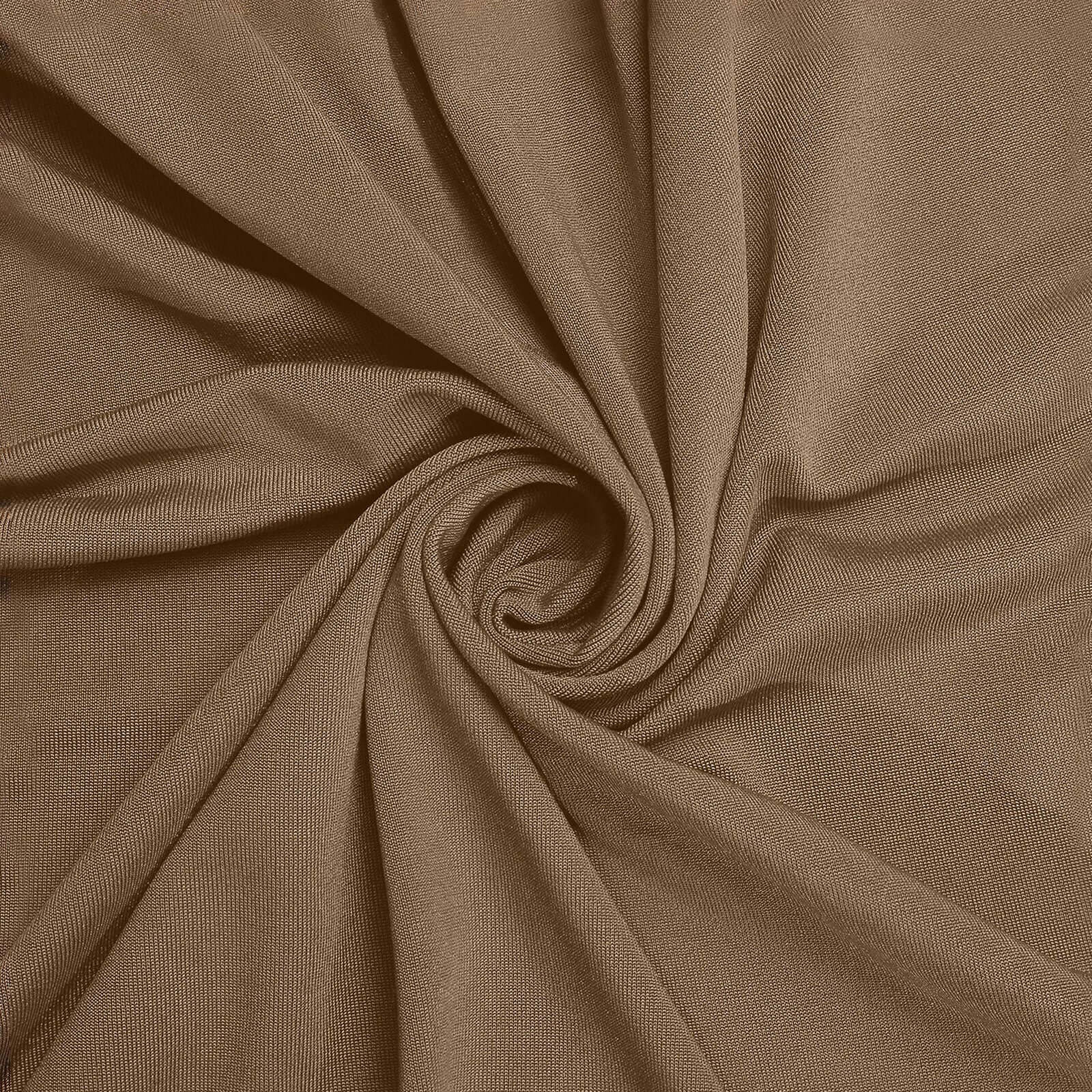 Hot Sale! 7ft Matte Taupe Spandex Fitted Cover for Round Top Wedding Arch Backdrop Stand