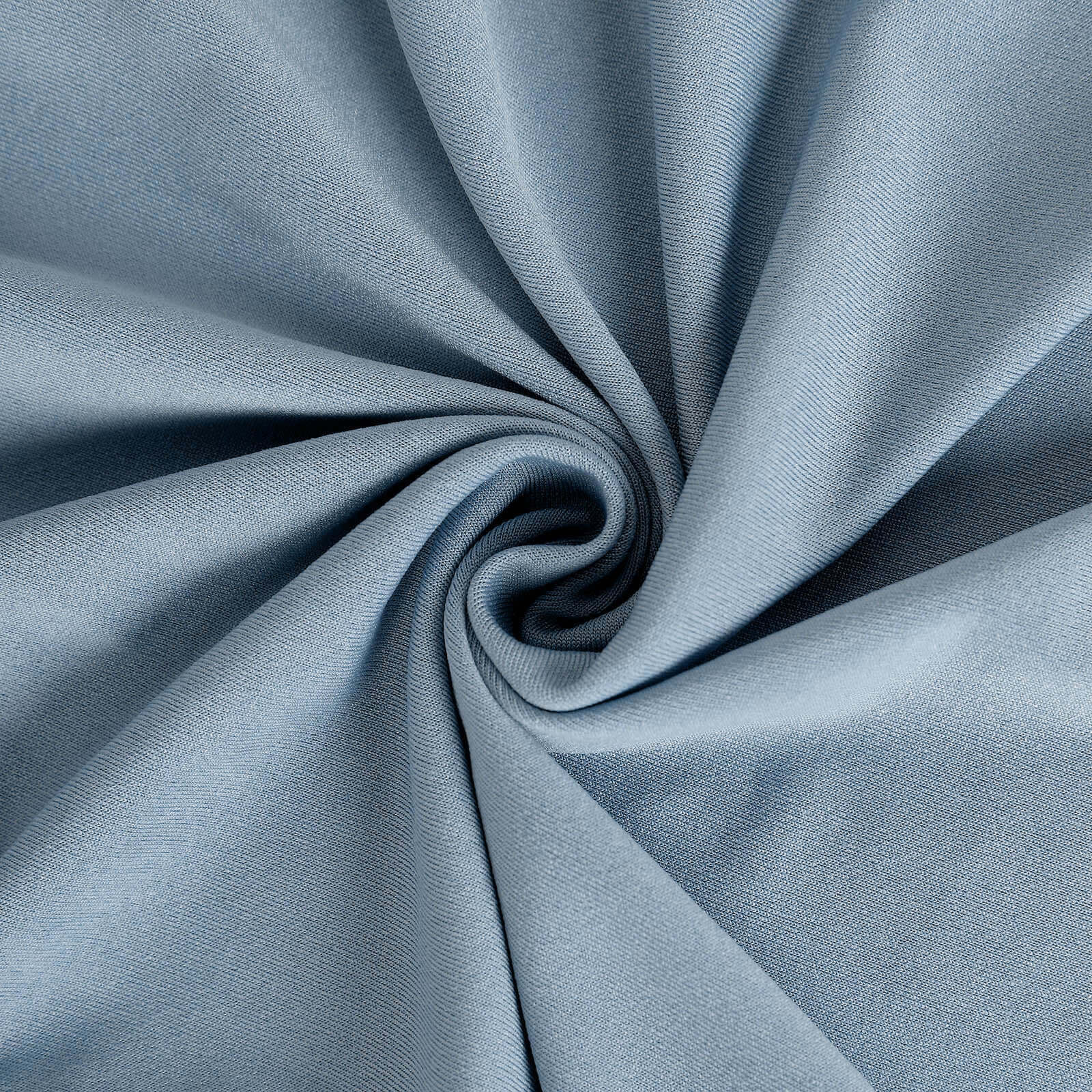 Reusable Dusty Blue Stretch Spandex Chair Cover for Folding Chairs - 160GSM Wrinkle-Resistant Slipcover