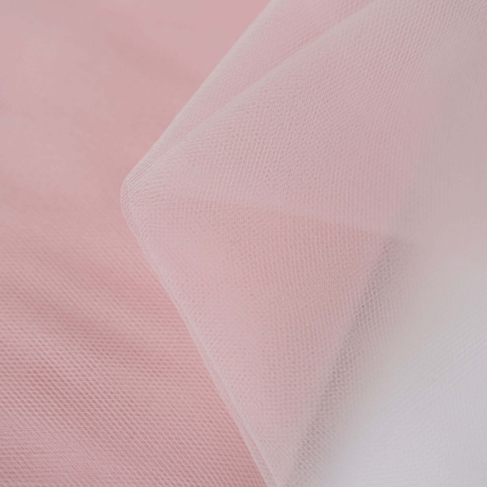 40-Yard Blush Tulle Fabric Bolt, 54 Inches Wide, Ideal for DIY Crafts