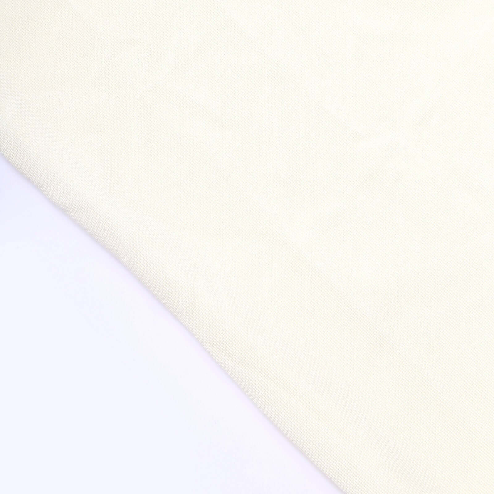 Premium 8ft Ivory Spandex U-Shaped Wedding Arch Cover - Double-Sided Slipcover