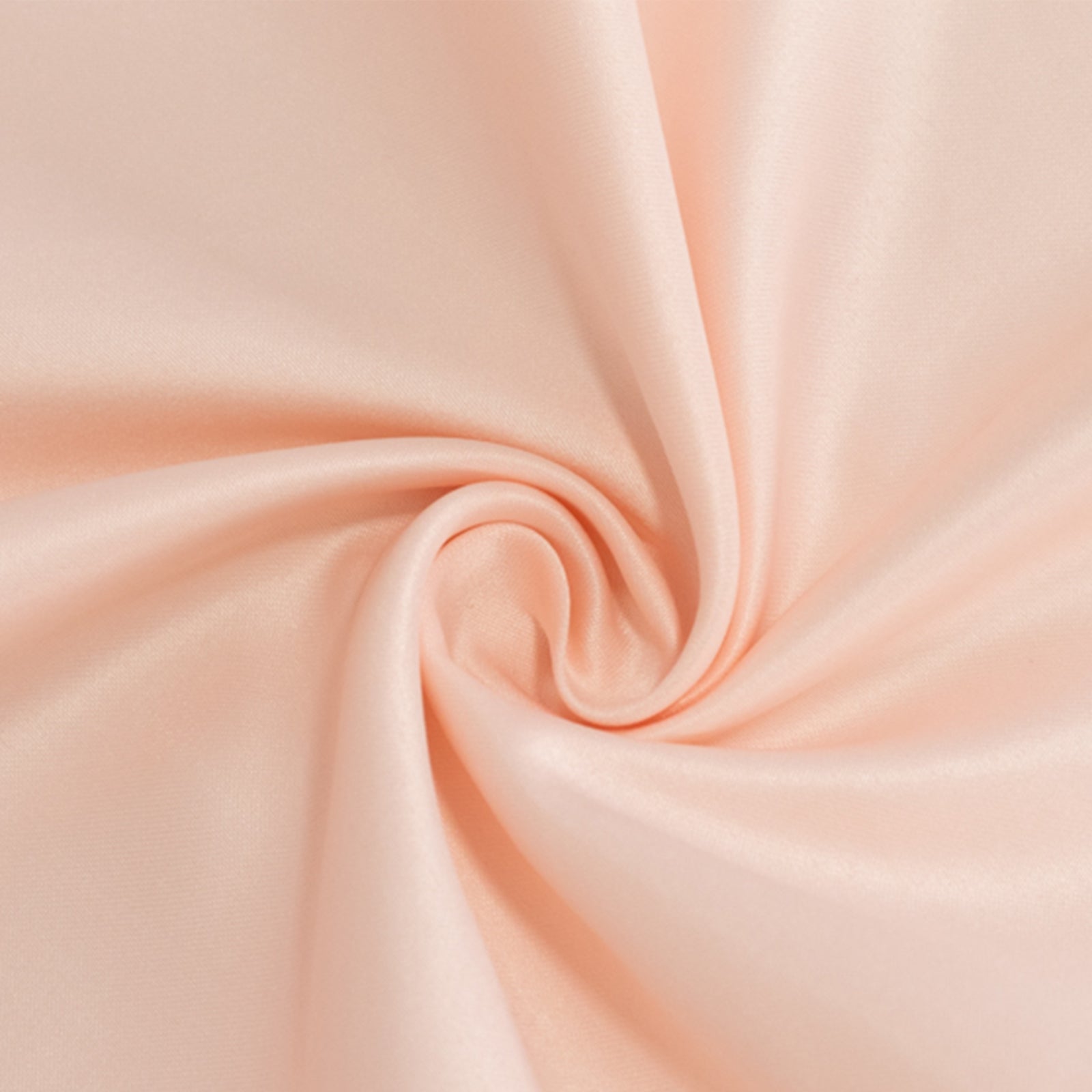 Blush Lamour Satin 54x54 Square Table Overlay - Durable & Silk - like Table Cover, Ideal for Events