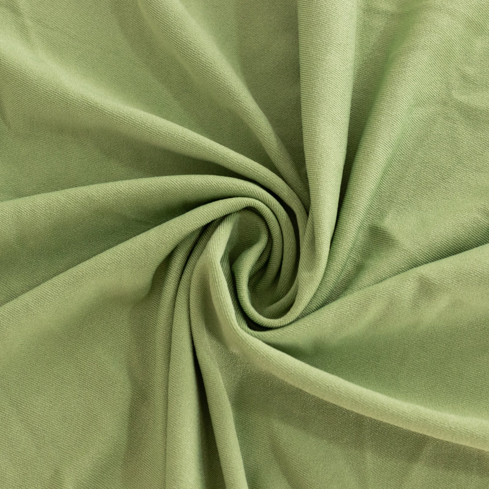 Sage Green Stretch Spandex Fitted Cocktail Table Cover for 33 - 36 Round Tables