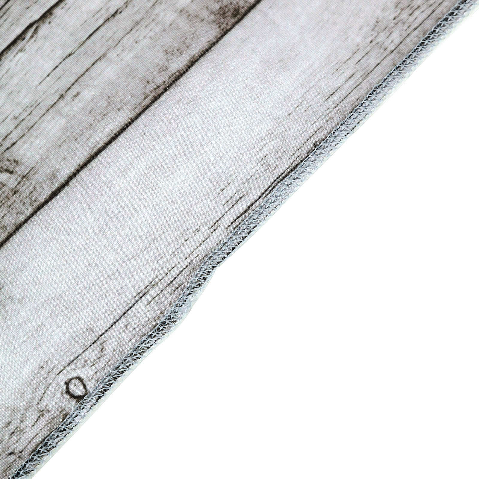 7.5ft Rustic White Spandex Backdrop Stand Cover - Perfect Fit!