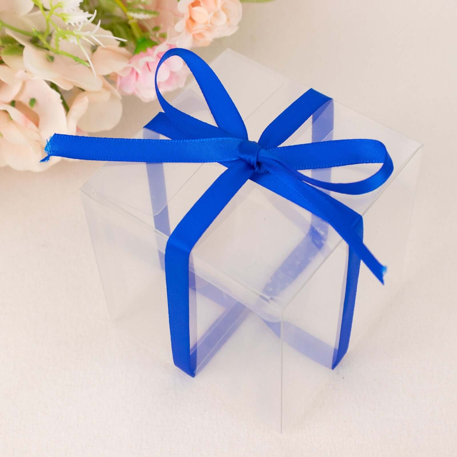 Special Offer! 100 Yards 3/8-Inch Royal Blue Single-Sided Decorative Satin Ribbon for Various Occasions
