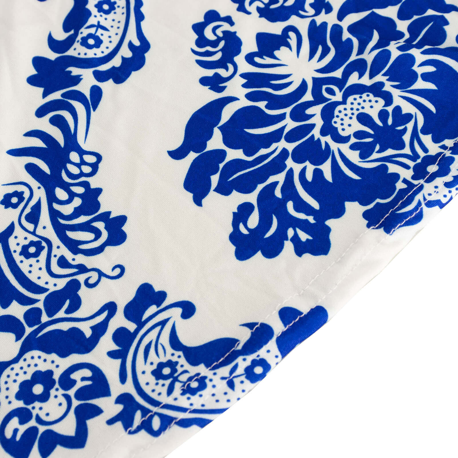 Royal Blue Spandex Stretch Fitted Cocktail Table Cover for 24'-32' Dia. Tables - Easy Maintenance