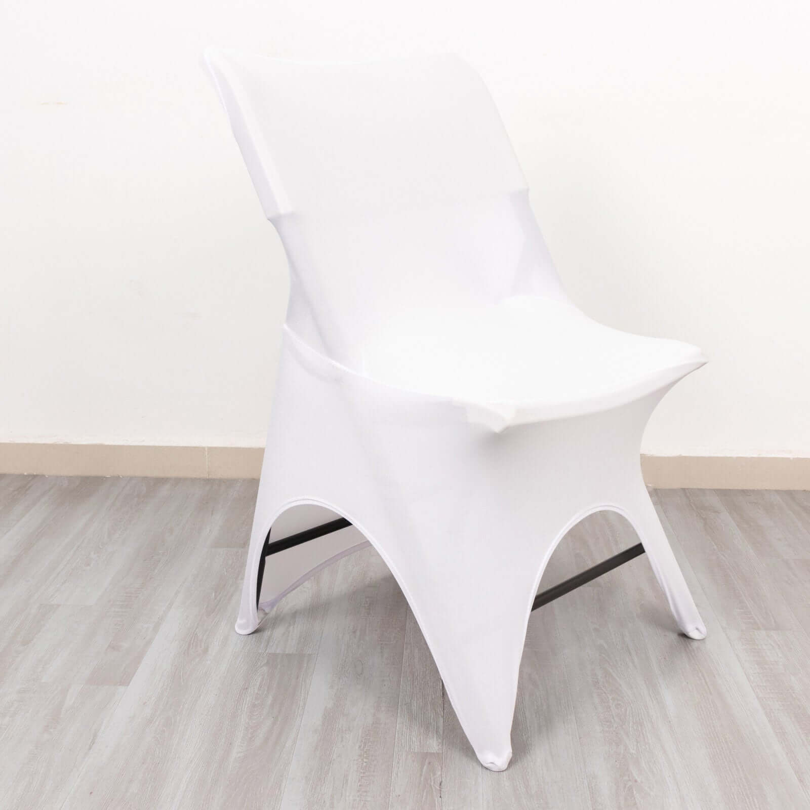 Hot Sale! Premium White Stretch Spandex Slipcover for Standard Folding Chairs