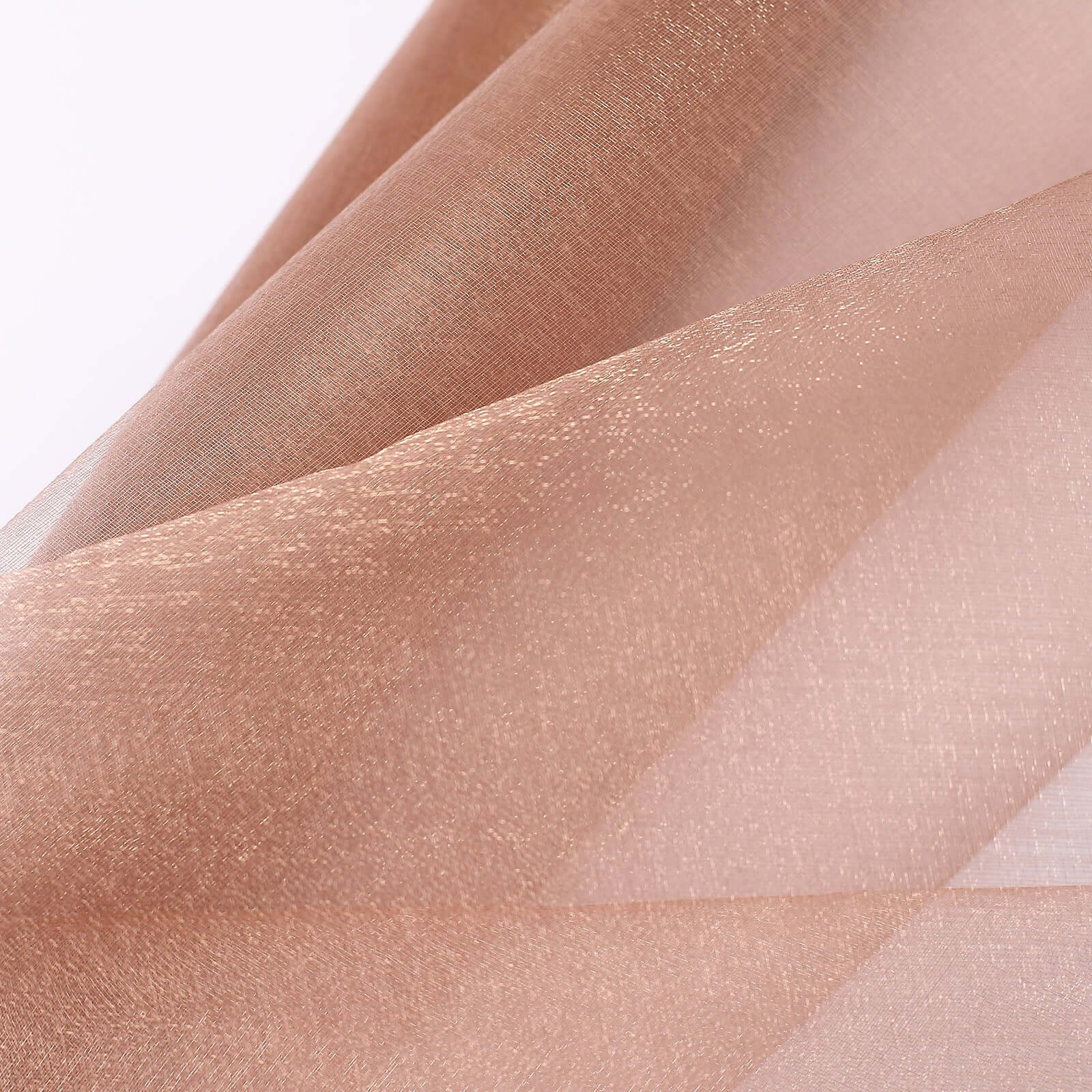 Hot Sale! 12-Foot by 10-Yard Dusty Rose Sheer Chiffon Fabric Bolt for DIY Voile Drapery