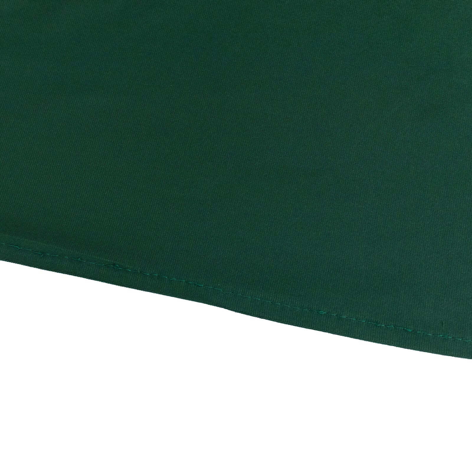 Premium 5-Pack 20x20 Scuba Dinner Napkins in Hunter Emerald Green - Durable, Reusable & Stain-Free