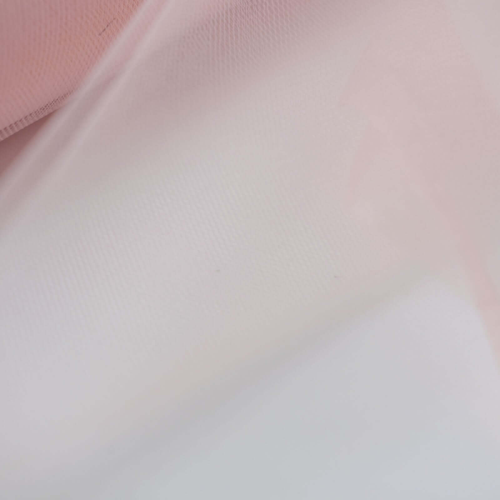 40-Yard Blush Tulle Fabric Bolt, 54 Inches Wide, Ideal for DIY Crafts
