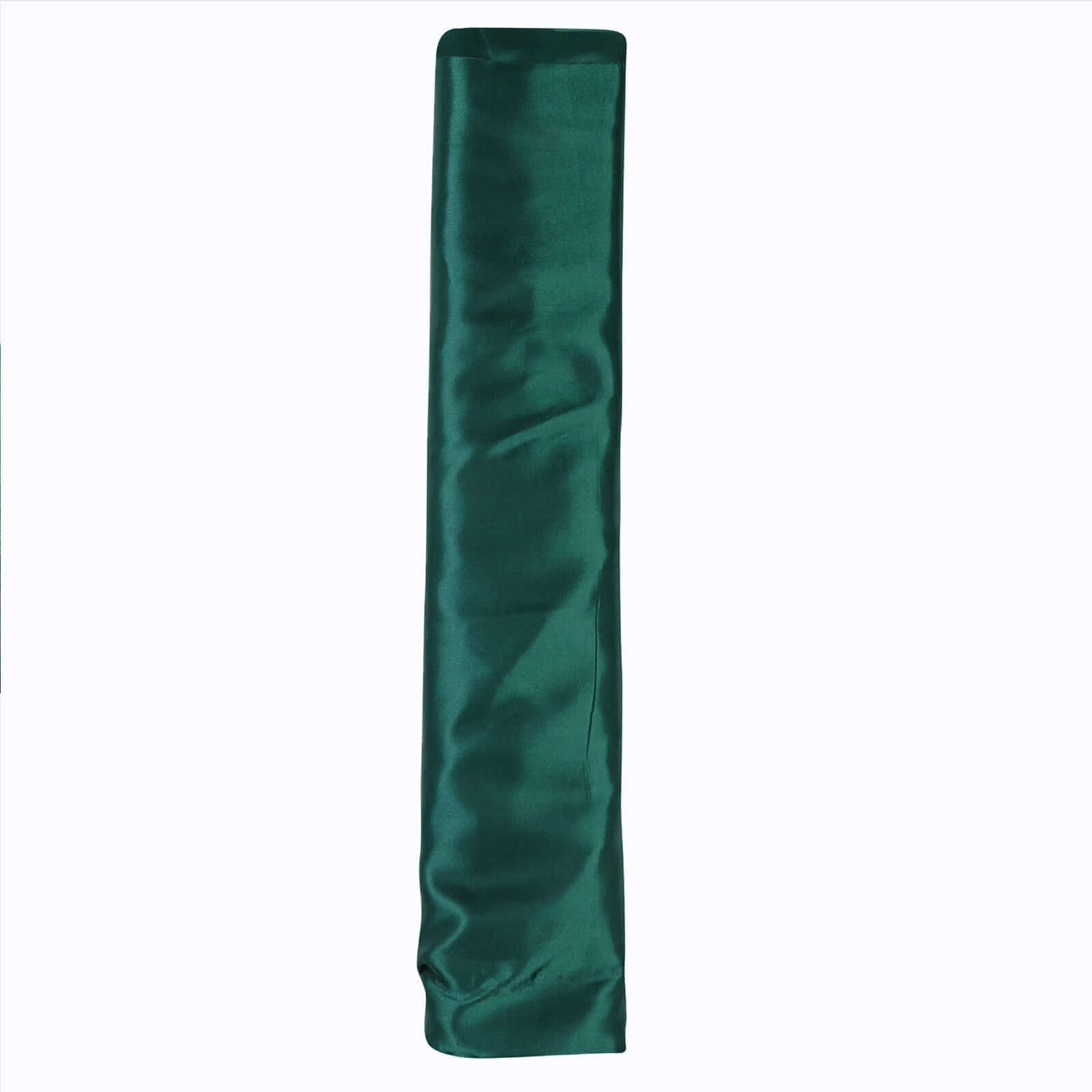 10-Yard by 54-Inch Hunter Emerald Green Satin Fabric Bolt - Ideal for DIY and Decor