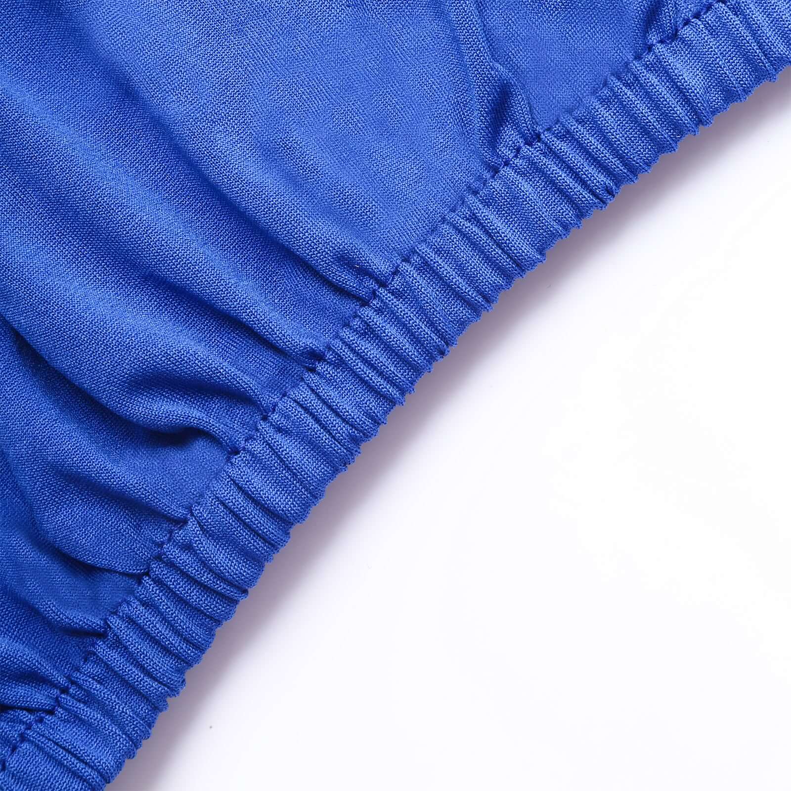 Hot Sale! Set of 5 Royal Blue Stretchable Spandex Cylinder Pedestal Stand Covers - 160 GSM