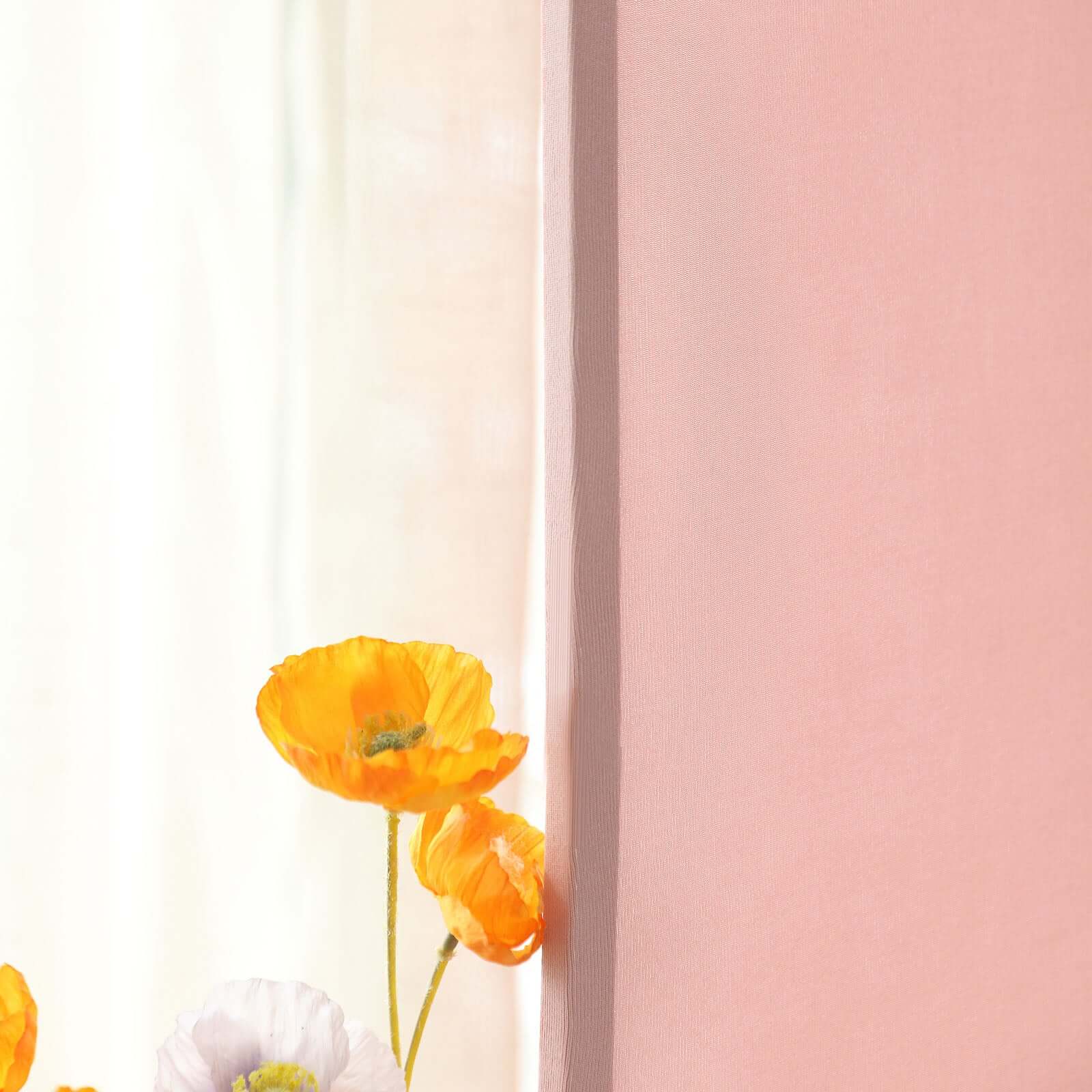 5ft Double - sided Matte Dusty Rose Spandex Fitted Cover for Round - top Wedding Arch