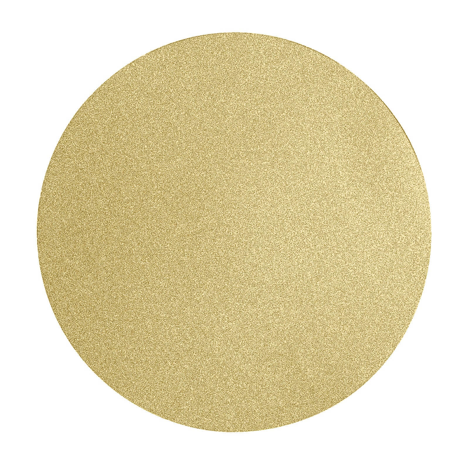 20-Piece Set of Disposable Gold Glitter Paper Placemats - 210GSM, 13" for Elegant Events