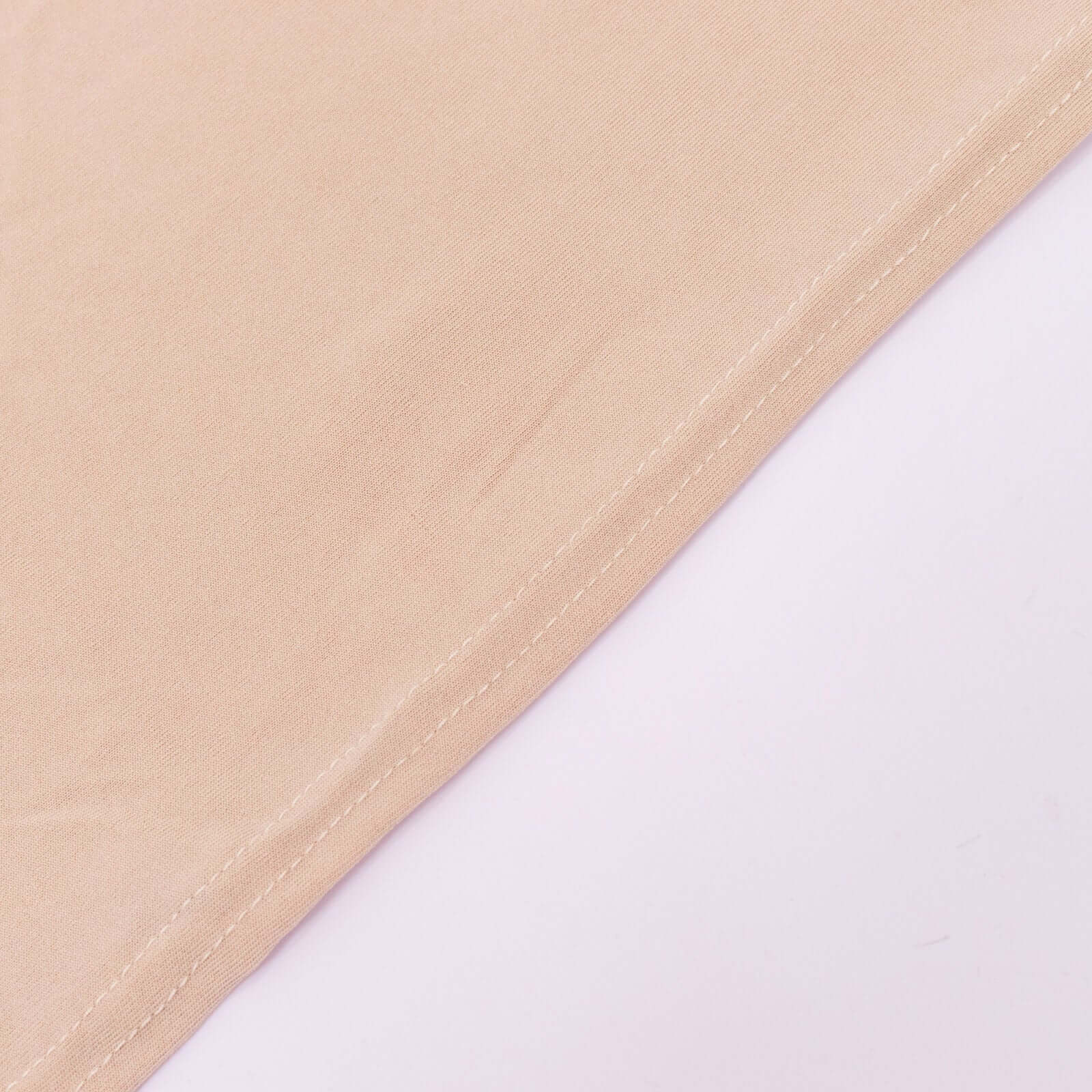 Exclusive Set of 4 Custom-Fitted Matte Nude Spandex Half Moon Wedding Arch Covers - Various Sizes