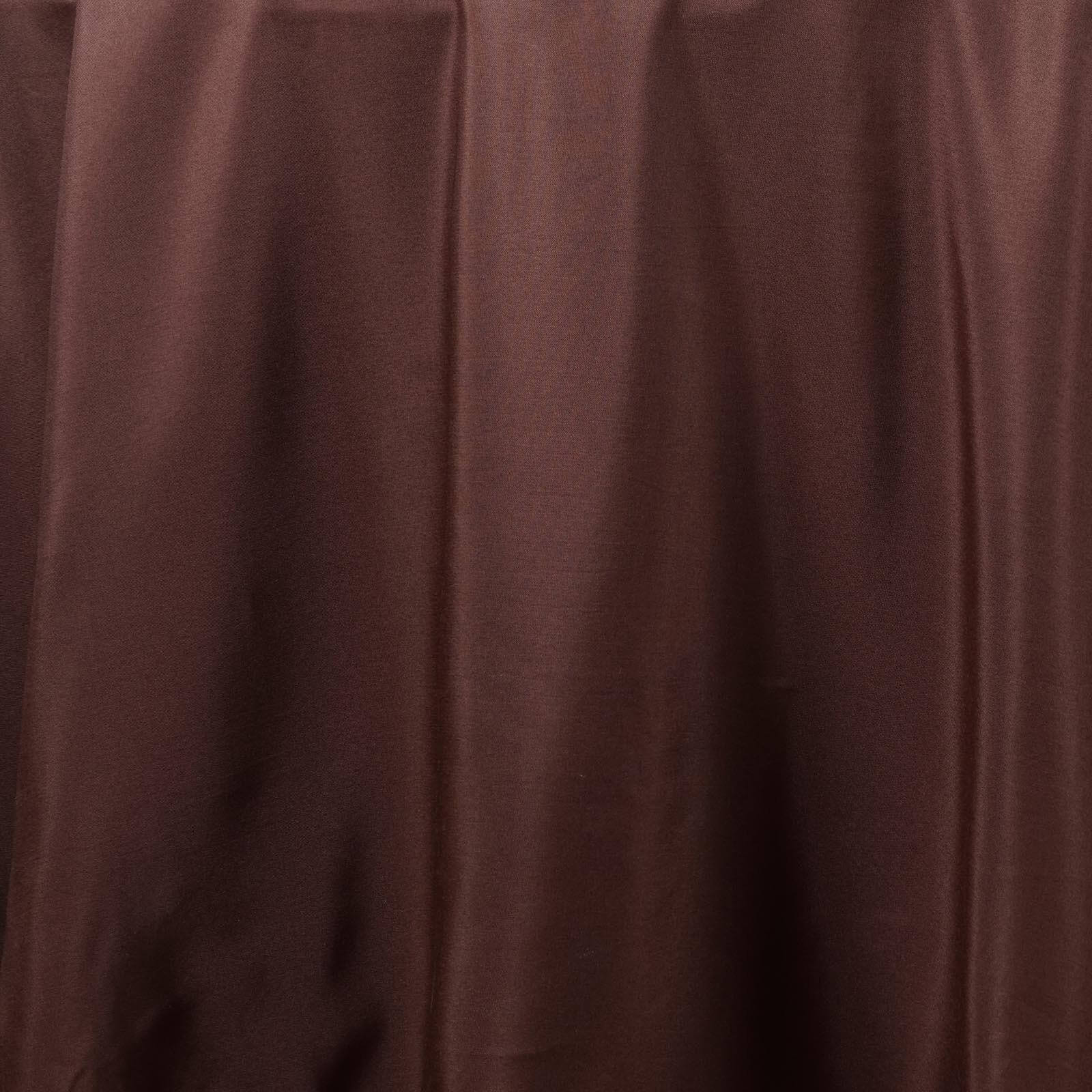 Premium Polyester 108-Inch Round Chocolate Tablecloth - Wrinkle-Free & Stain-Resistant