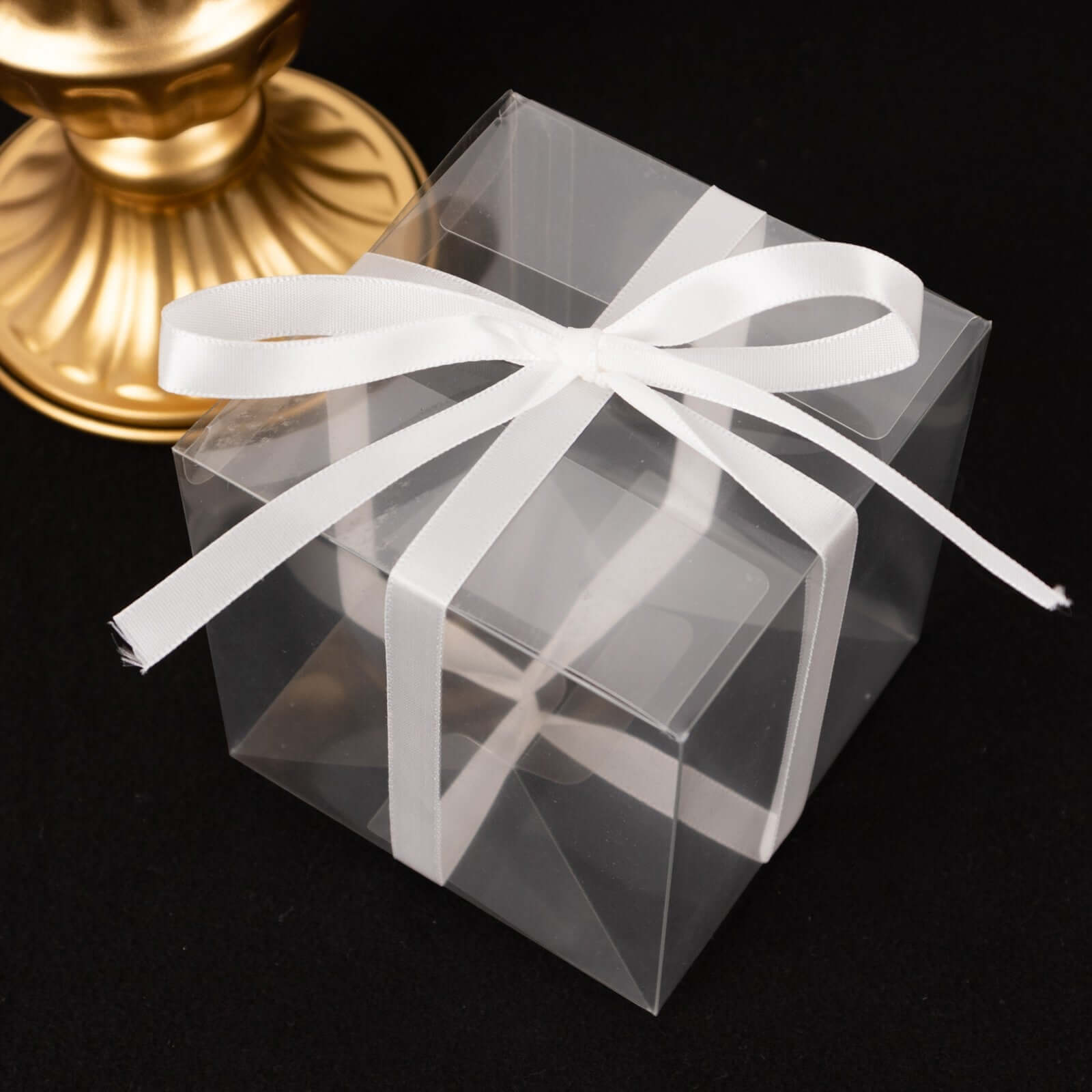 Hot Sale! 100-Yard 3/8-Inch White Single-Face Decorative Satin Ribbon for Various Occasions