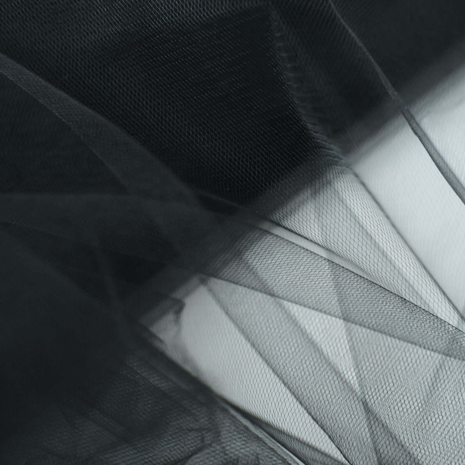 Black Tulle Fabric Bolt, 54'x40 Yards, Ideal for DIY Crafts
