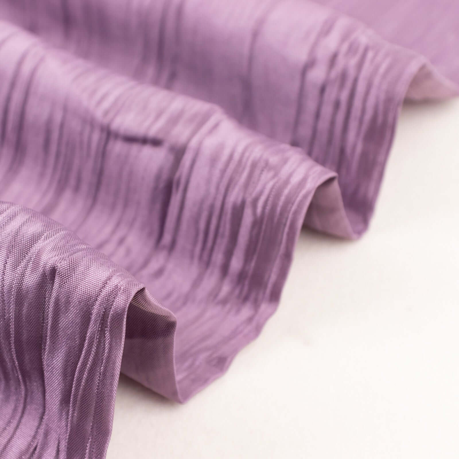 Limited-Time Offer! 54-Inch Wide, 10-Yard Violet Amethyst Accordion Crinkle Taffeta Fabric Bolt