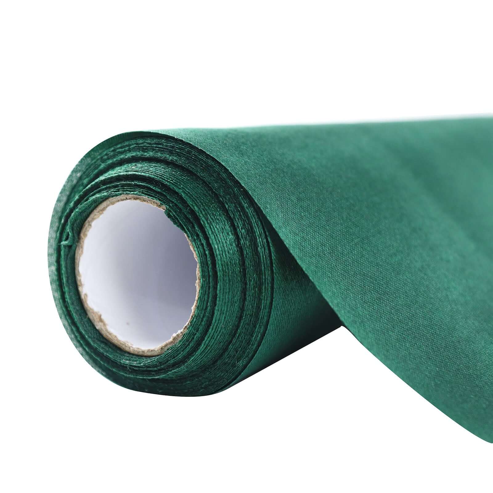 Wholesale 12-Foot Wide, 10-Yard Long Hunter Emerald Green Satin Fabric Bolt for DIY Crafts