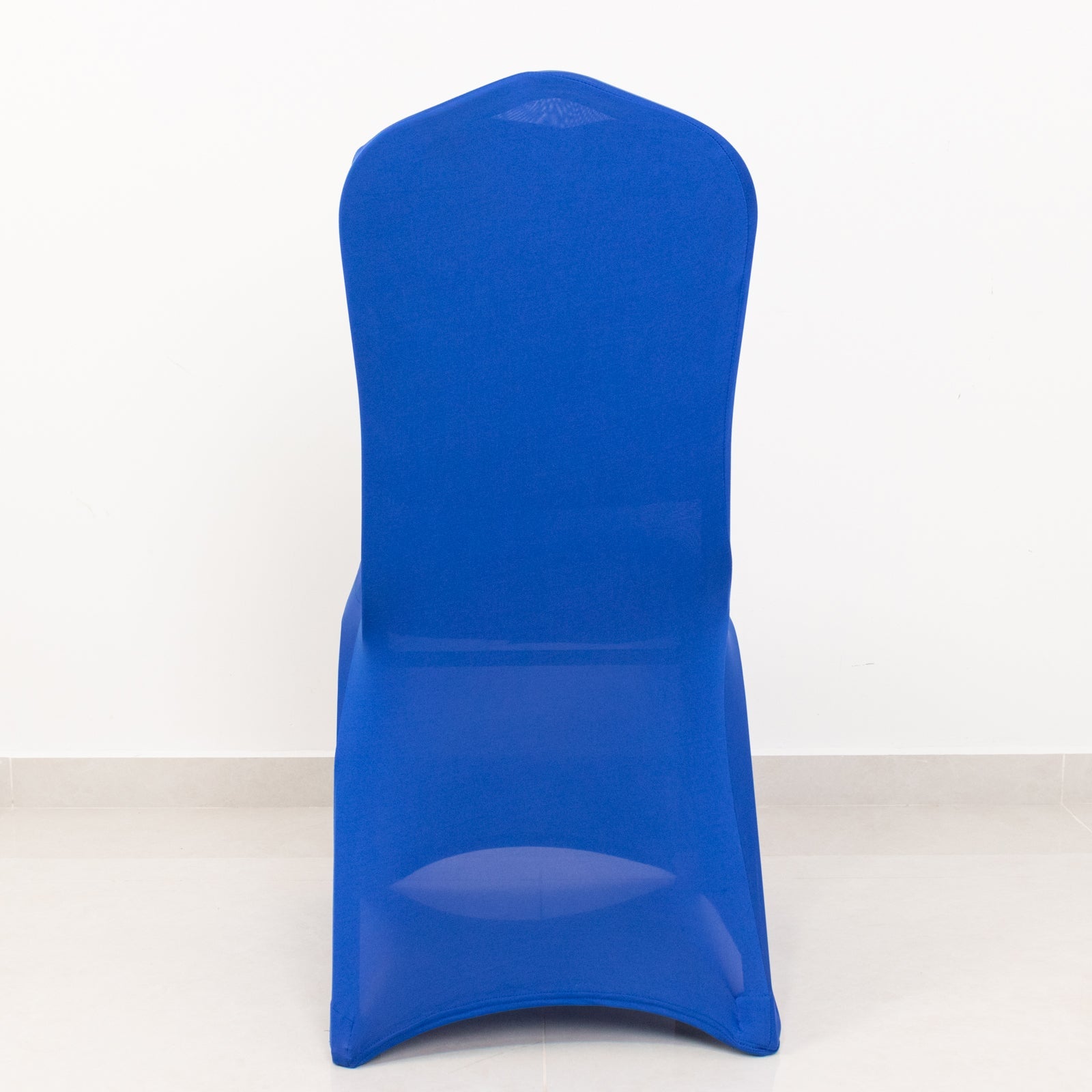 Royal Blue Premium 220GSM Stretch Spandex Chair Cover with Foot Pockets for Banquets