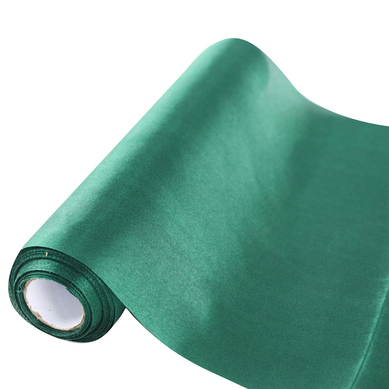 Wholesale 12-Foot Wide, 10-Yard Long Hunter Emerald Green Satin Fabric Bolt for DIY Crafts