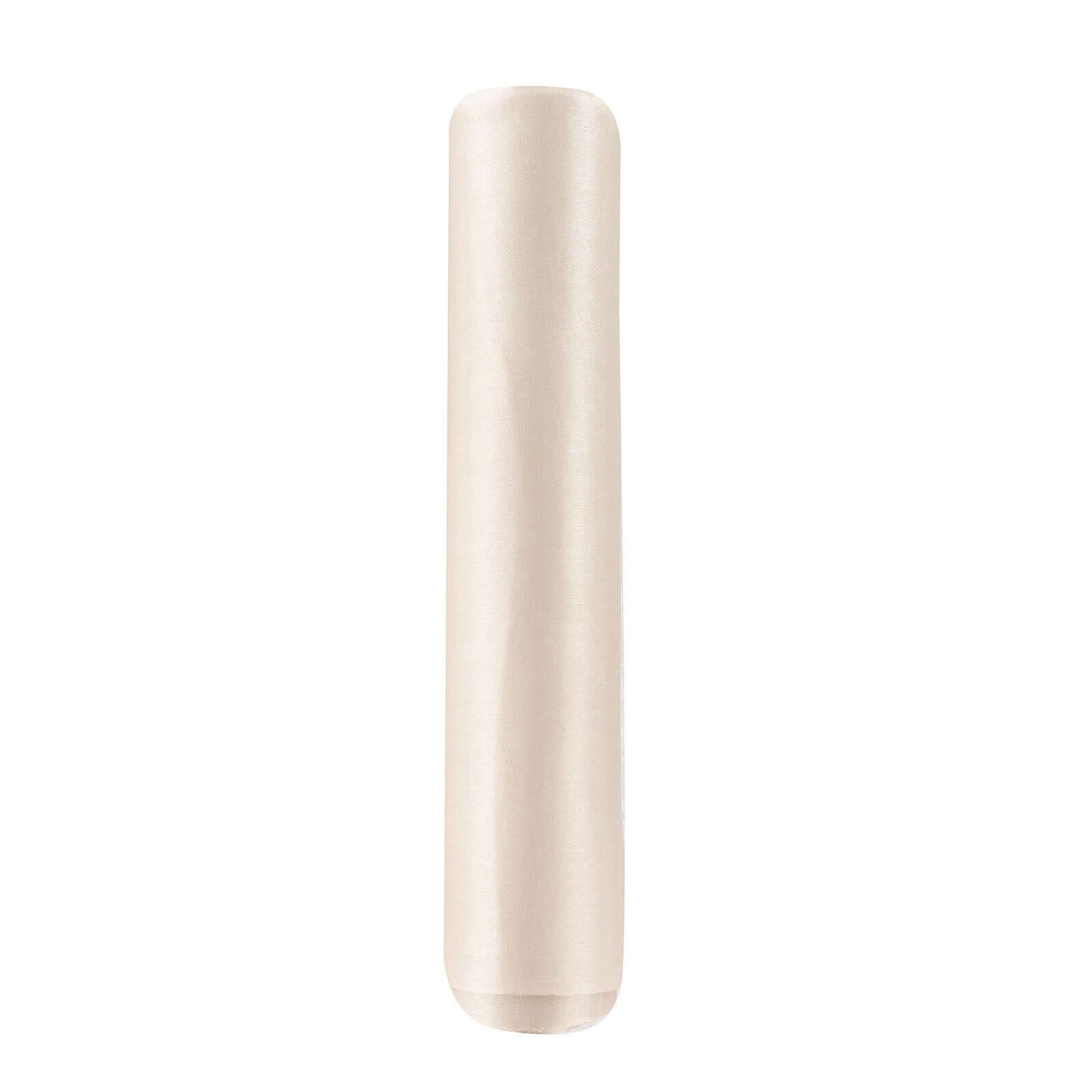 Wholesale Beige Satin Fabric Bolt (12'x10yd) for DIY Crafts