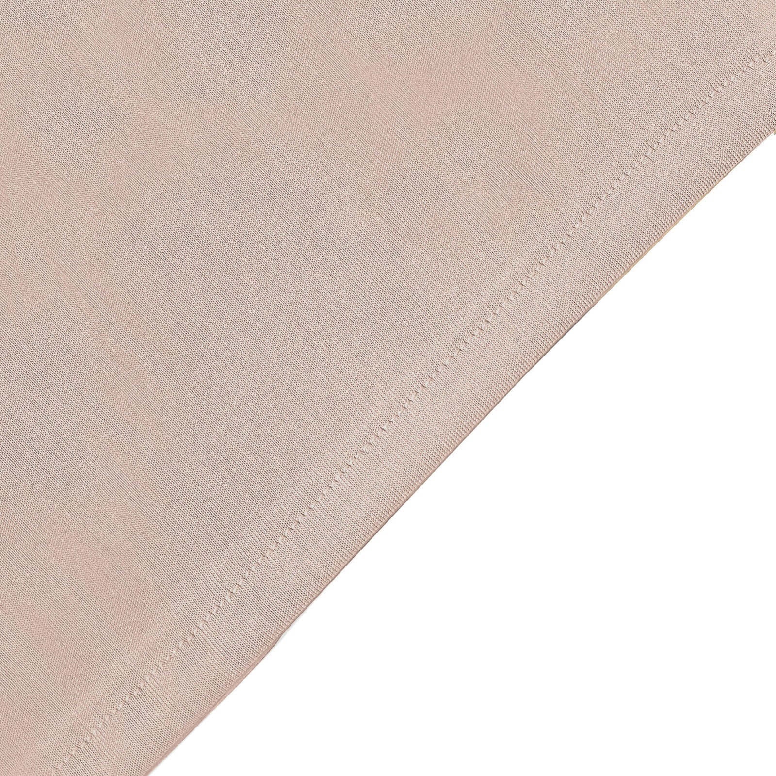 Set of 2 Nude Spandex Fitted Covers for 6ft & 8ft Round Top & Double Arch Wedding Backdrop Stands