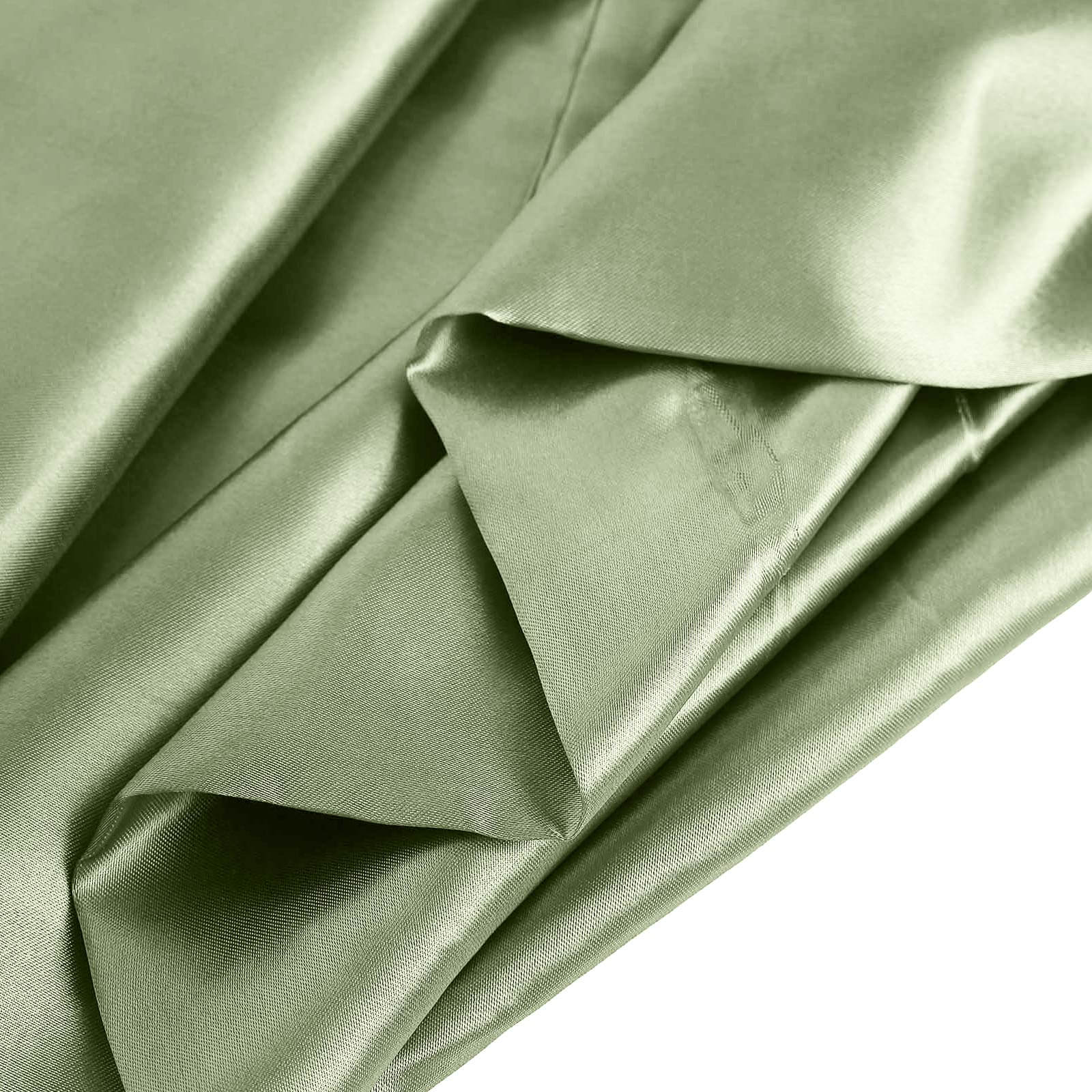 Hot Deal! 10-Yard x 54 Dusty Sage Green Satin Fabric Bolt