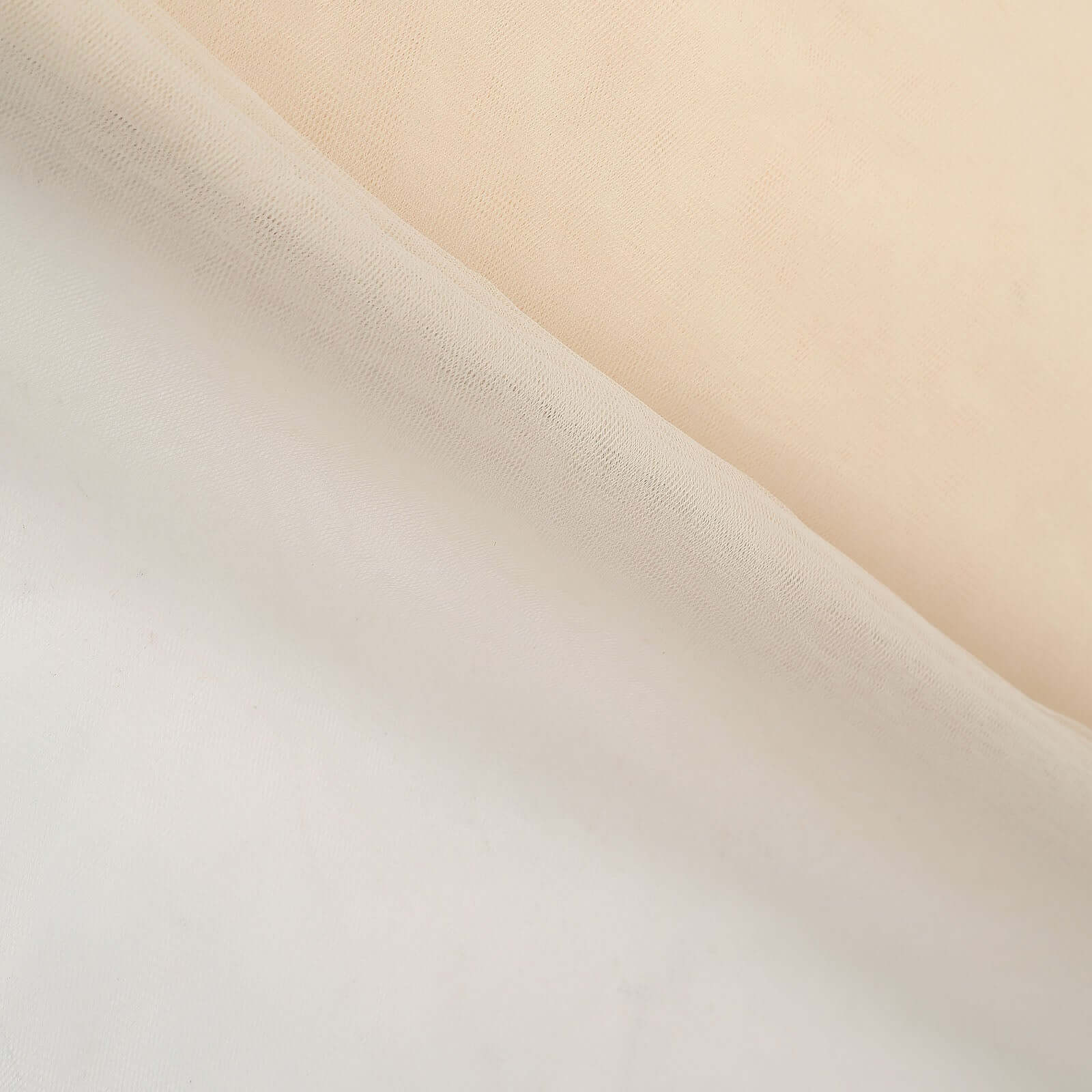 Ivory Tulle Fabric Bolt - 54' Wide, 40 Yards for DIY Crafts