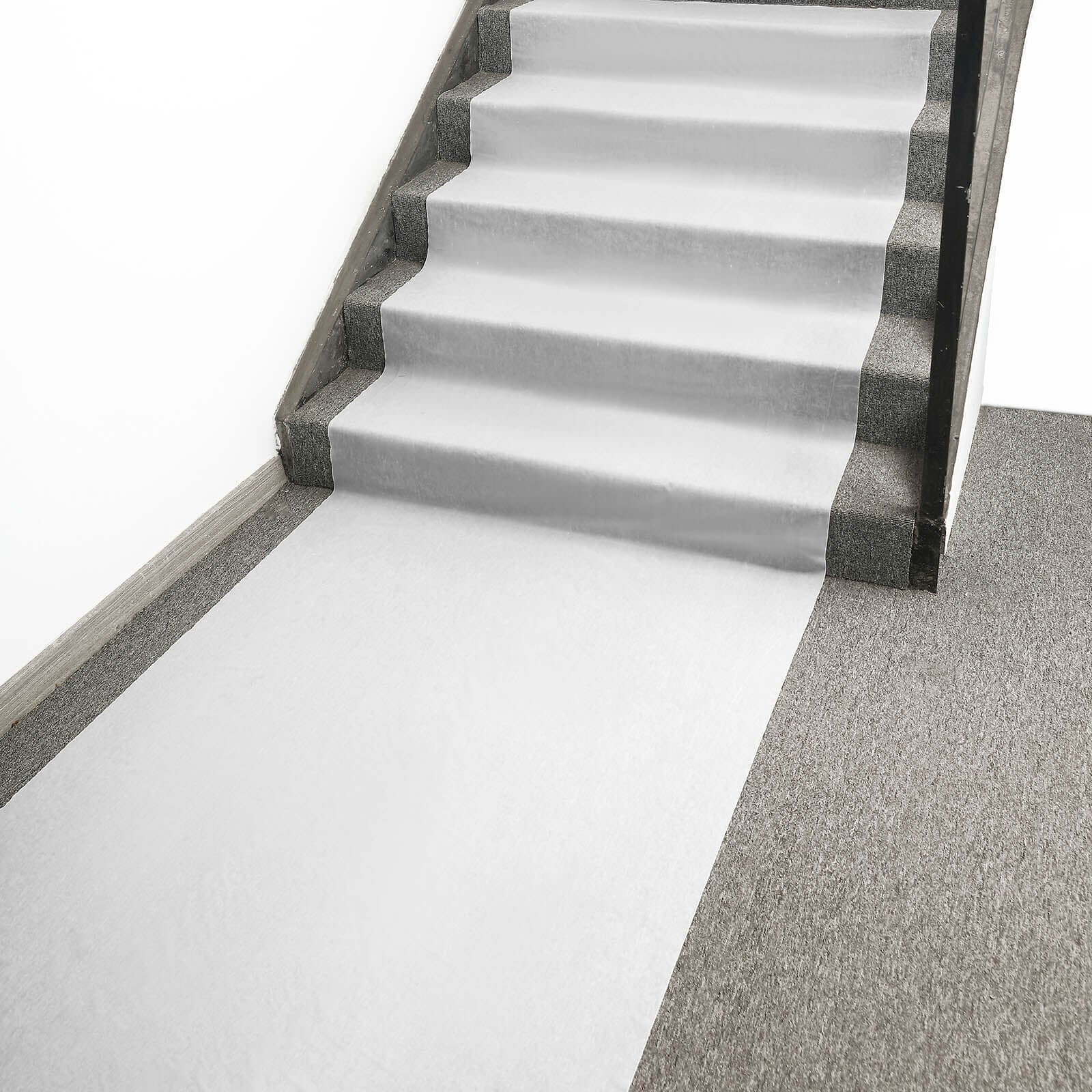 Get This 40x100ft White PVC Aisle Runner for Your Events