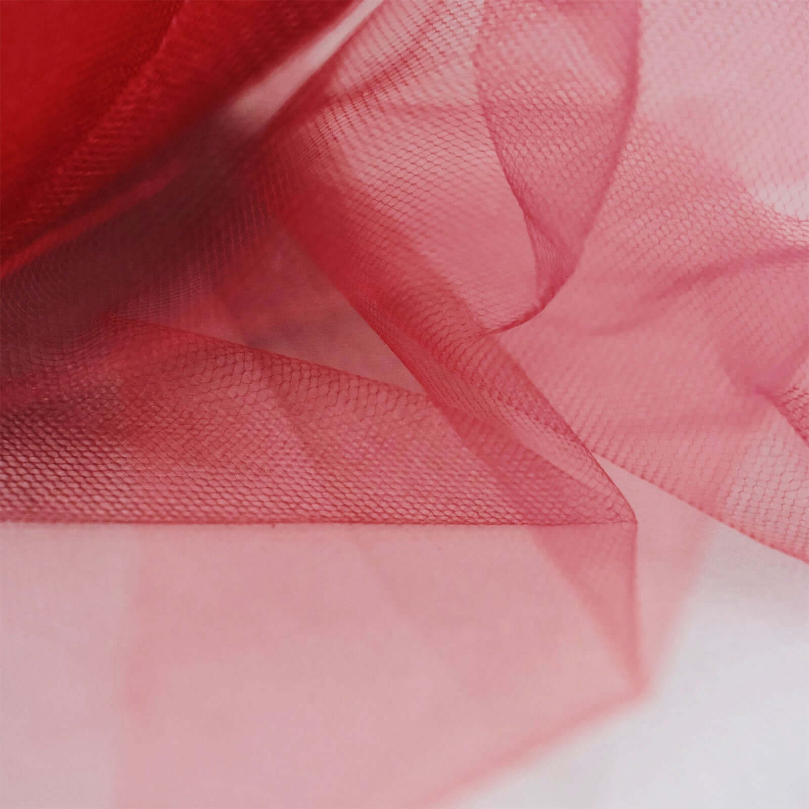 Hot! 6' x 100 Yards Red Tulle Fabric Bolt for Crafts
