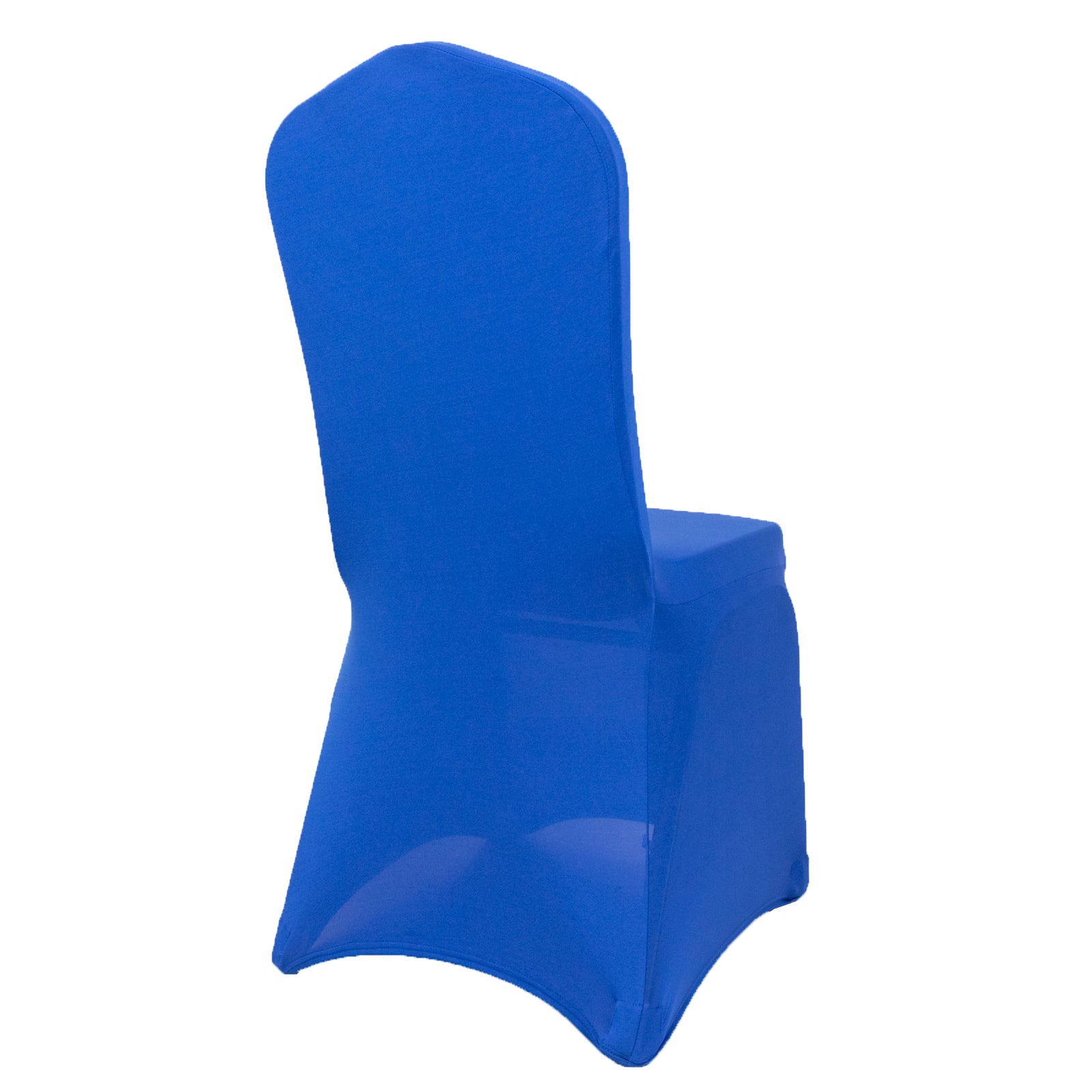 Royal Blue Premium 220GSM Stretch Spandex Chair Cover with Foot Pockets for Banquets