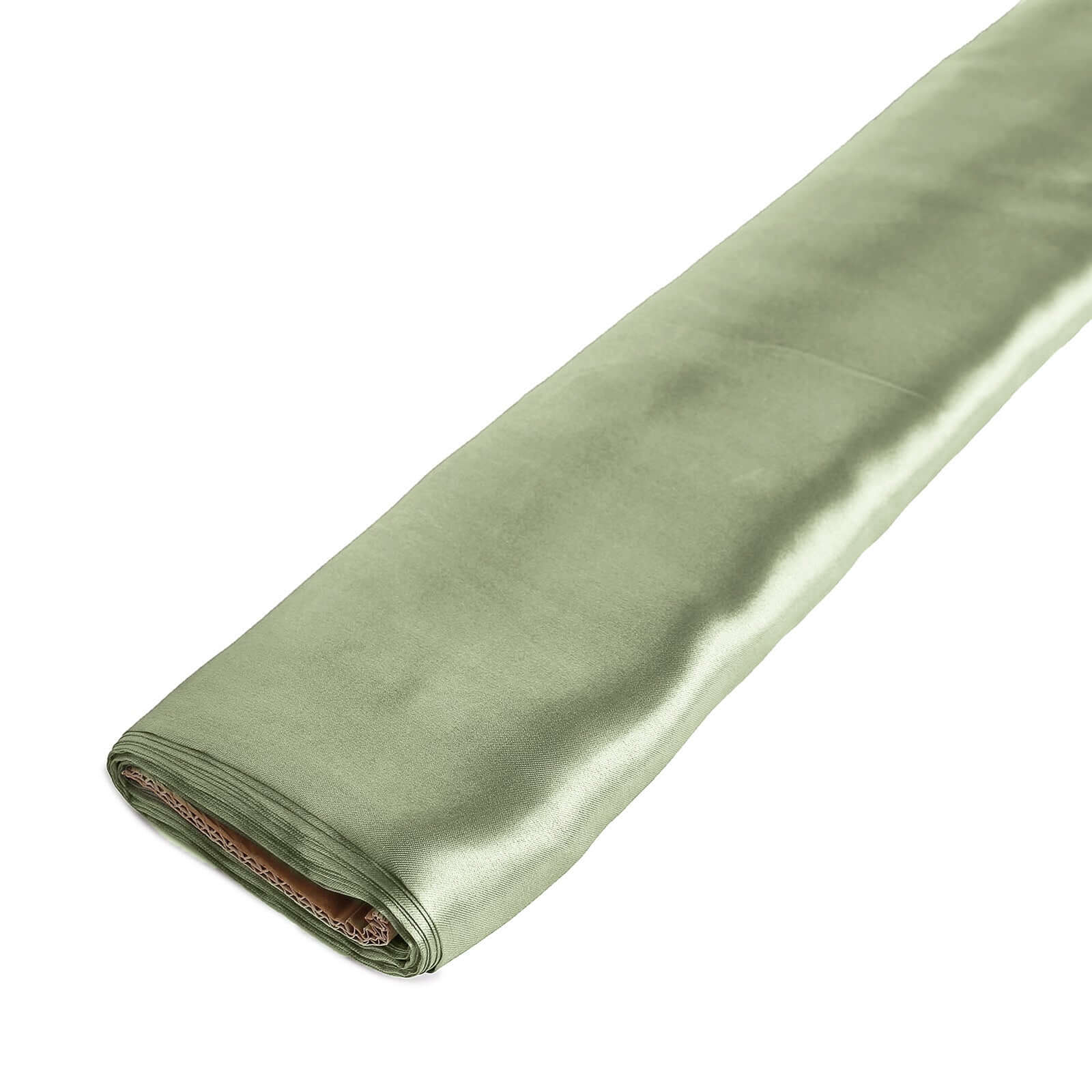 Hot Deal! 10-Yard x 54 Dusty Sage Green Satin Fabric Bolt