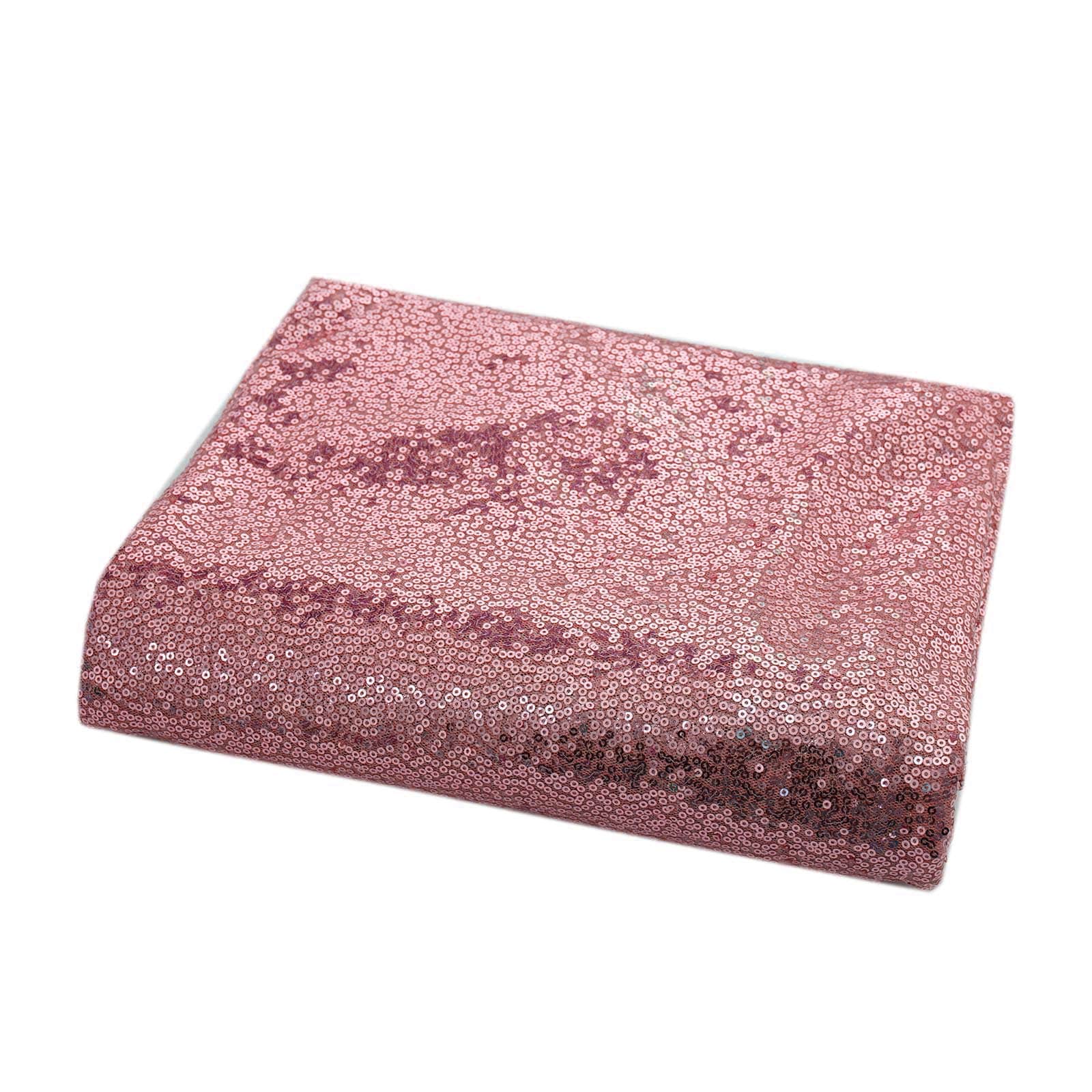 Hot Sale! 54-Inch Wide, 4-Yard Pink Sequin Fabric Roll for DIY Crafts