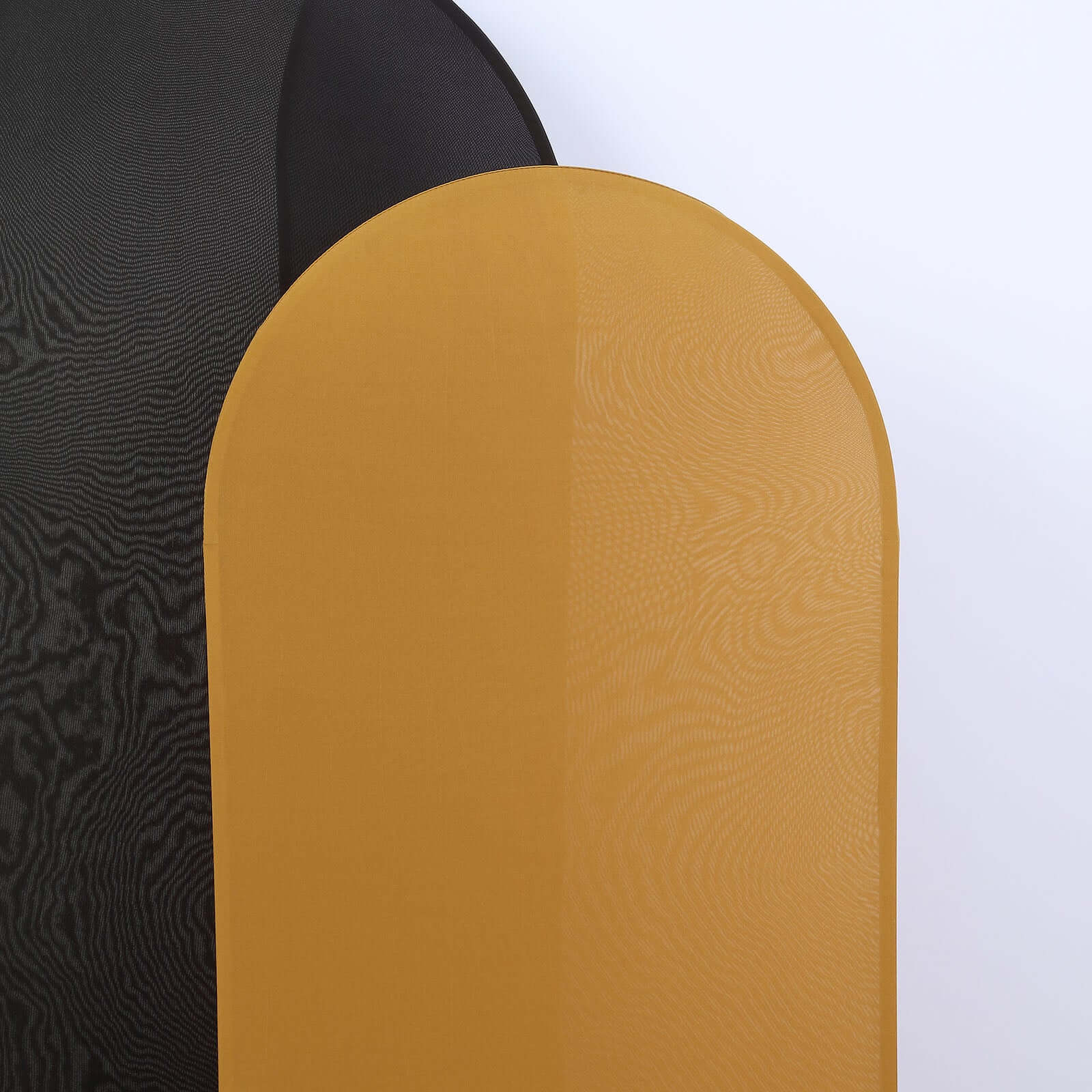 Hot! 5ft Matte Gold Spandex Fitted Cover for Round Top Wedding Arch