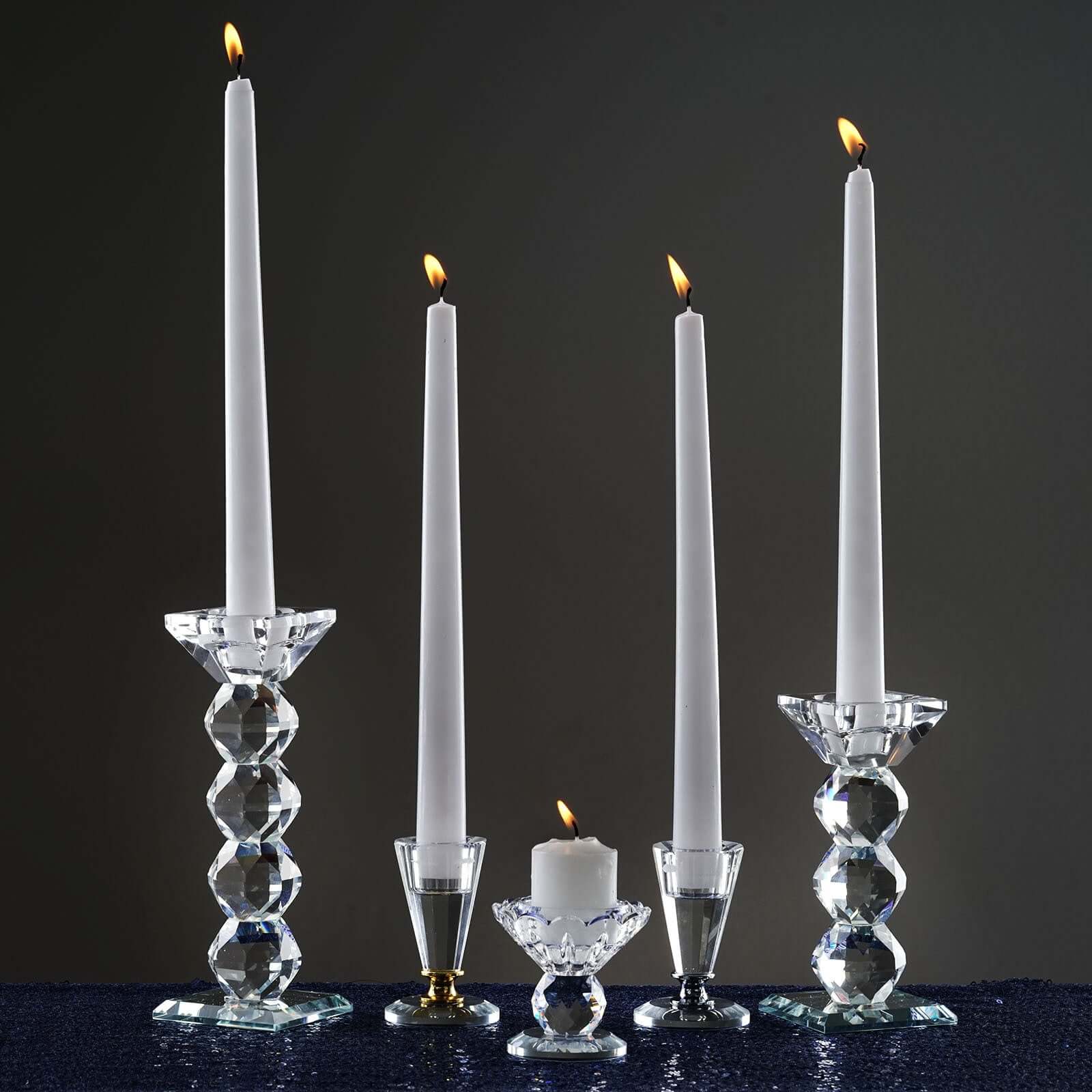 Gemcut Crystal Glass Prism Votive Candle Holder - Ideal for Decor! 2.5" Tall